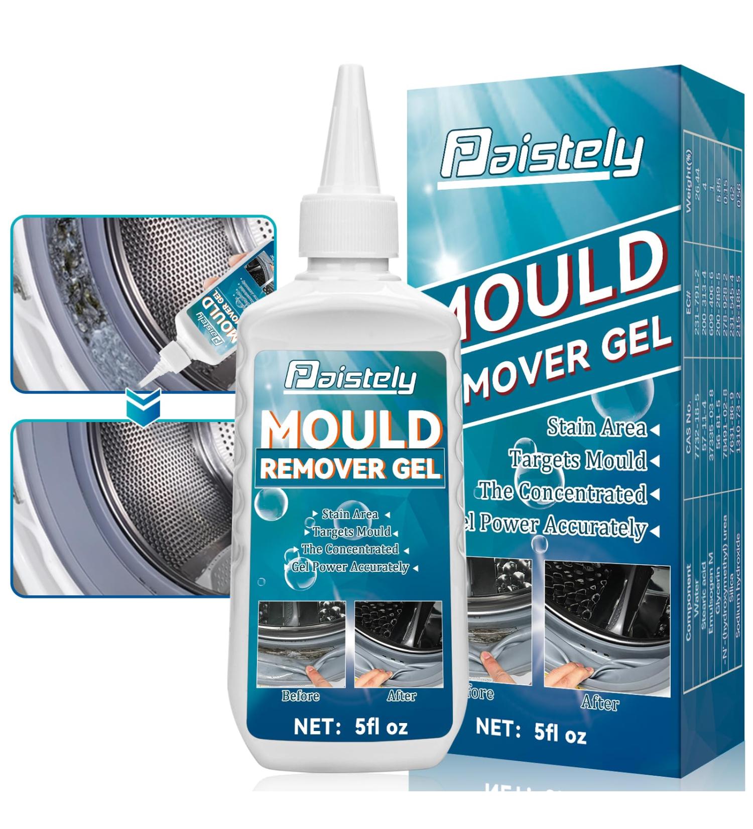 Mould Remover Gel Deep Mould Cleaner Gel 140g Large Capacity Mould Remover Household Black Mould Remover Gel for Kitchen Bathroom Tile Stains Sink (140ml) 140 ml (Pack of 1) - Buy Online on GoSupps.com