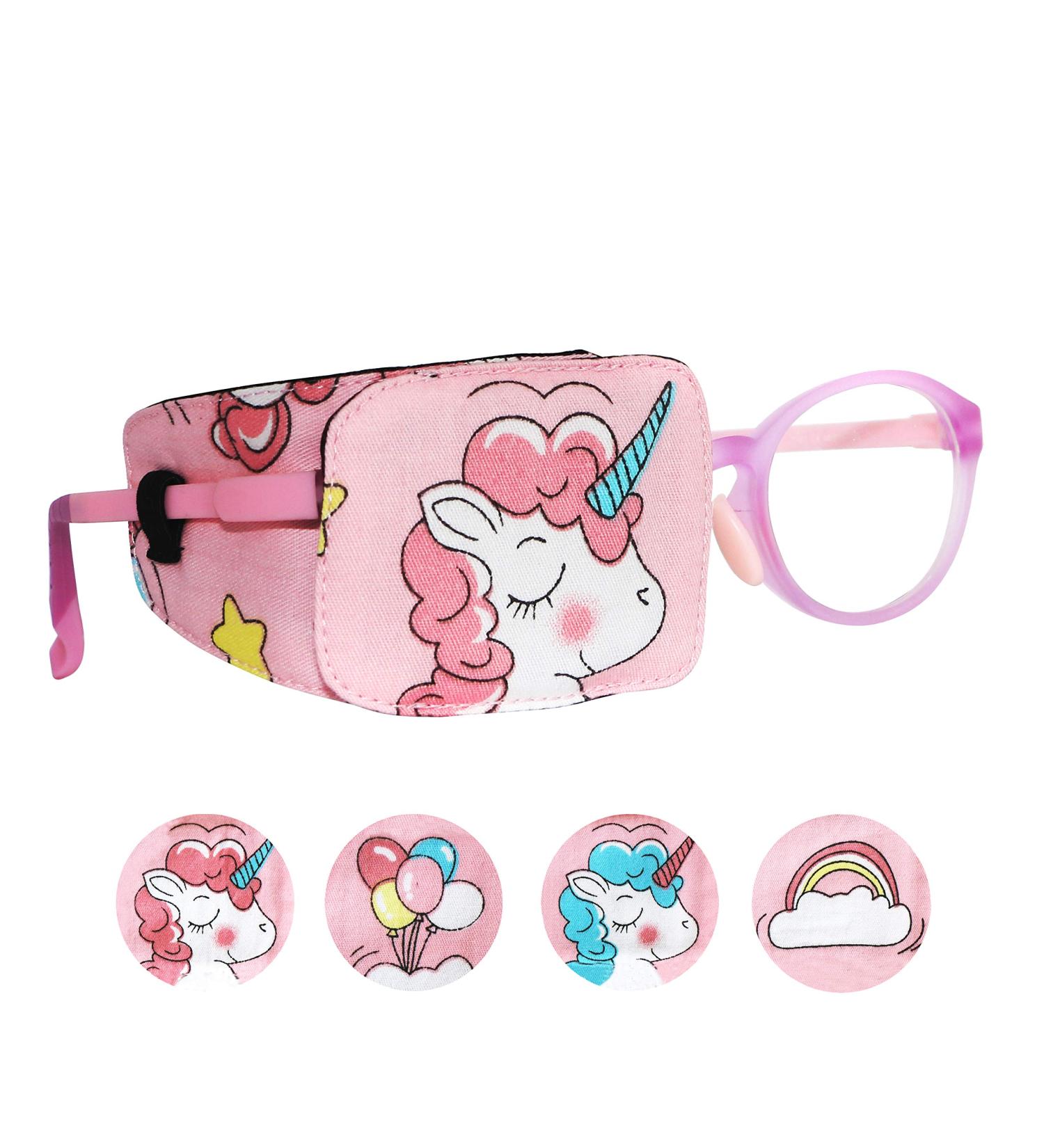 Astropic Cotton & Silk Eye Patch for Kids Glasses (Right Eye  Pink Hair Unicorn) To Cover Right Eye Baby Pink - Pink Hair Unicorn - Buy Online on GoSupps.com