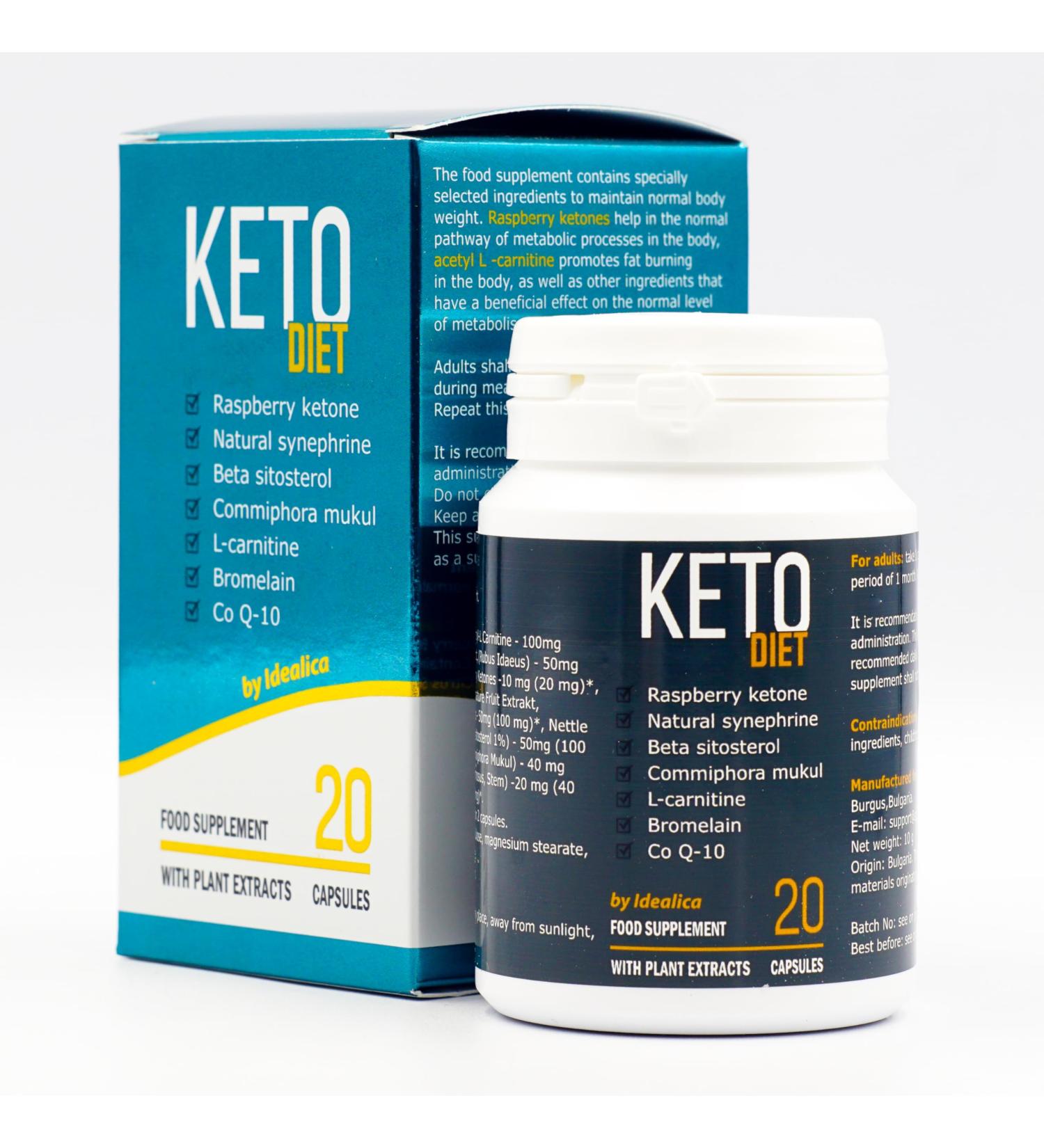 Buy KETO DIET - Naturally Fast Metabolism Formula with Q10 Coenzyme | 20 Capsules | International Shipping Available - Buy Online on GoSupps.com