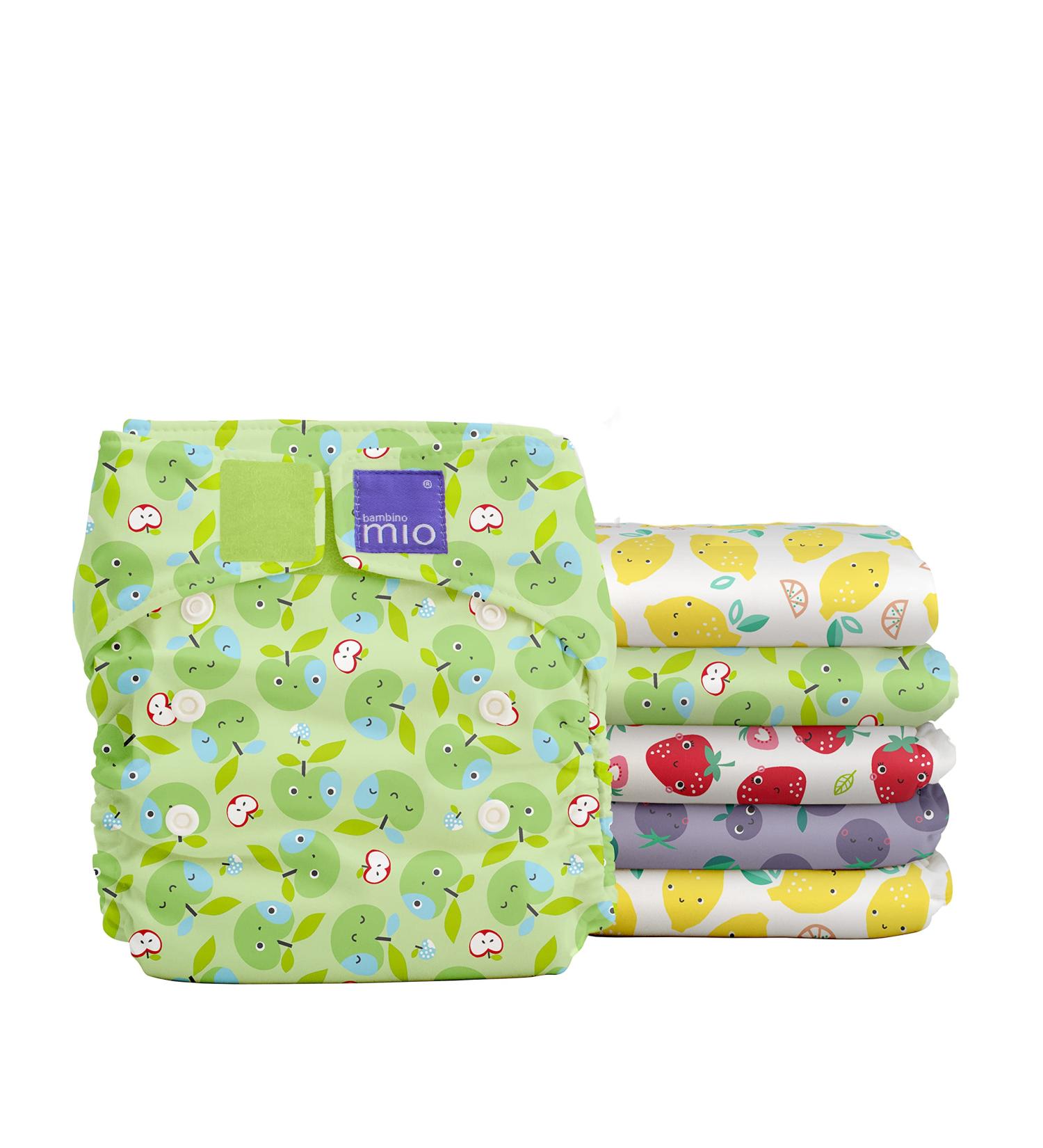 Bambino Mio Miosolo Classic Reusable Nappies Set - Cute Fruit Print - Buy Online on GoSupps.com