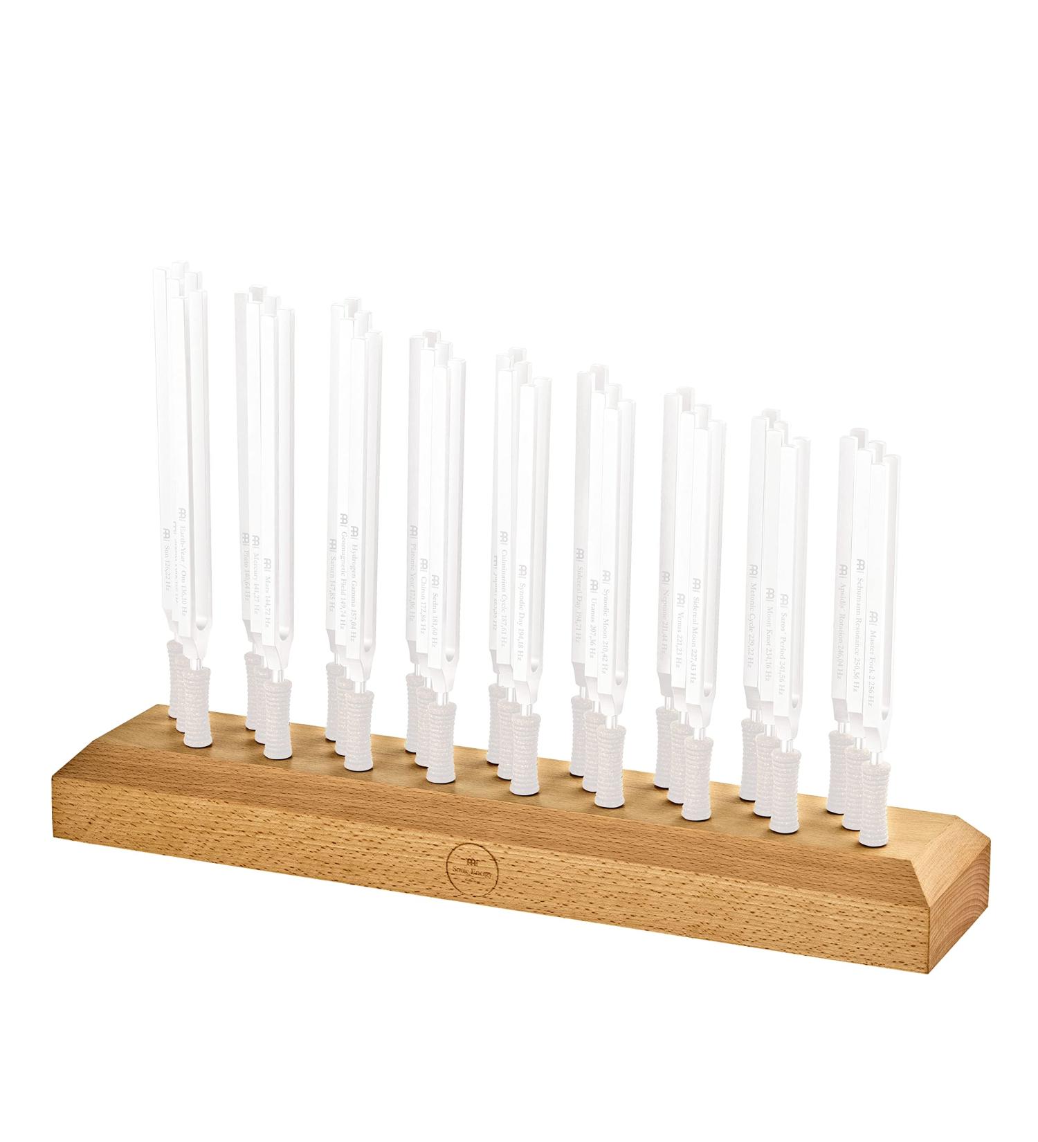 Sonic Energy tuning fork wood Stands-holder for 27 Sonic Energy Therapy Tuning forks-For presentation and storage (TTF-Holder-27) 27 Forks