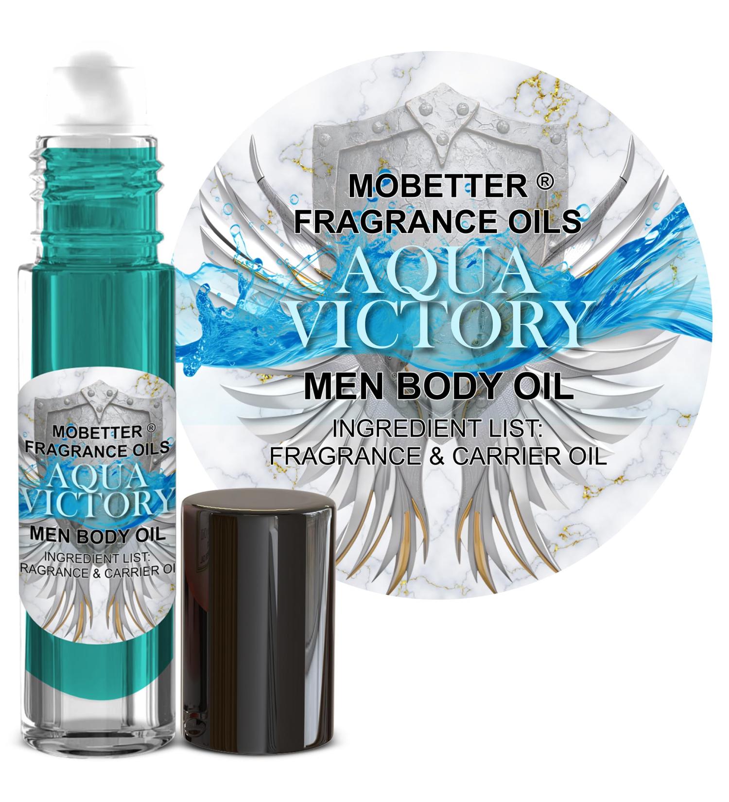 MOBETTER FRAGRANCE OILS Aqua Victory Fragrance Body Oil for Men - Buy Online on GoSupps.com