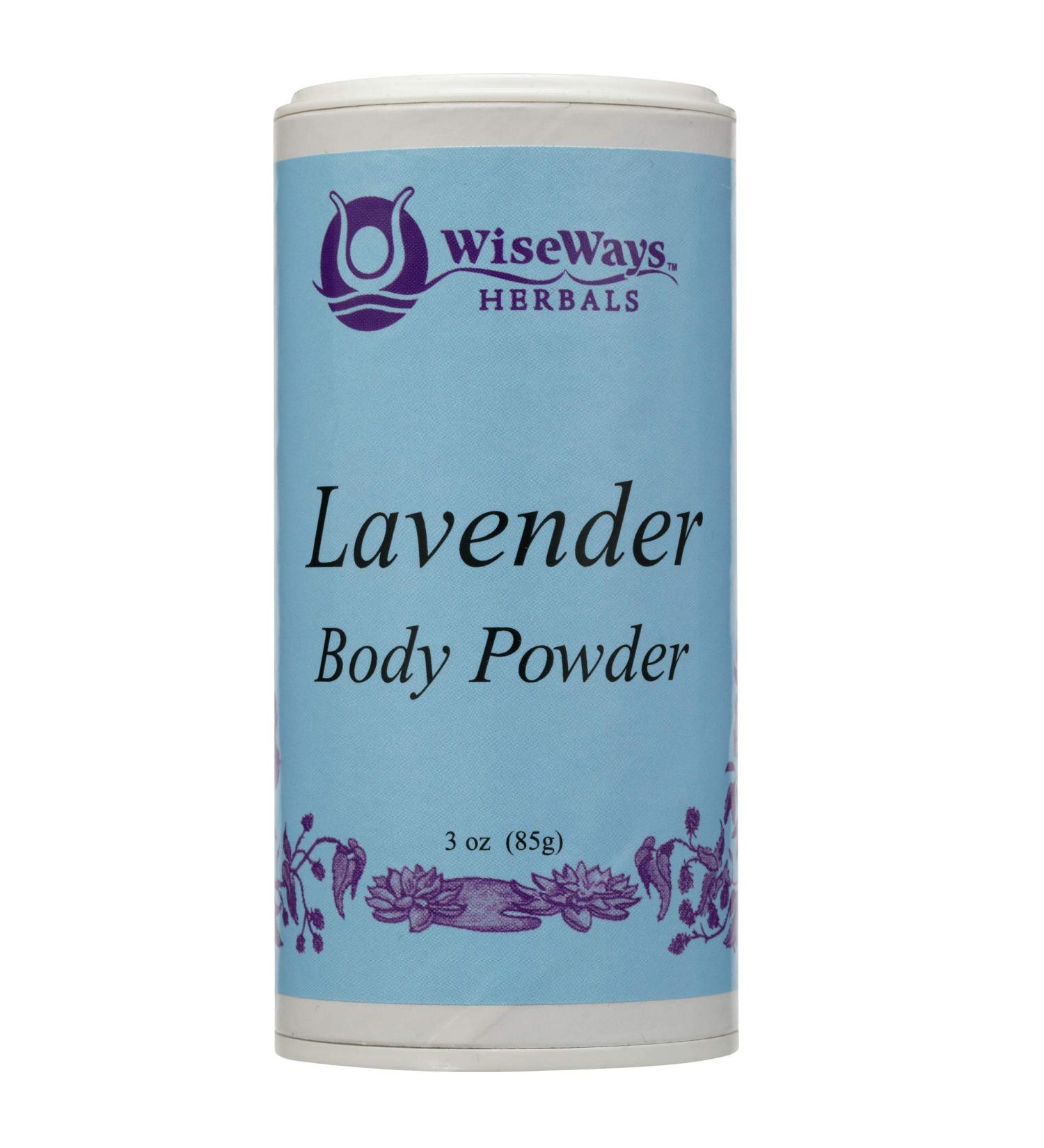 Buy WISE WAYS HERBALS Lavender Body Powder 4 OZ | Soothing & Natural Body Care | International Shipping Available - Buy Online on GoSupps.com