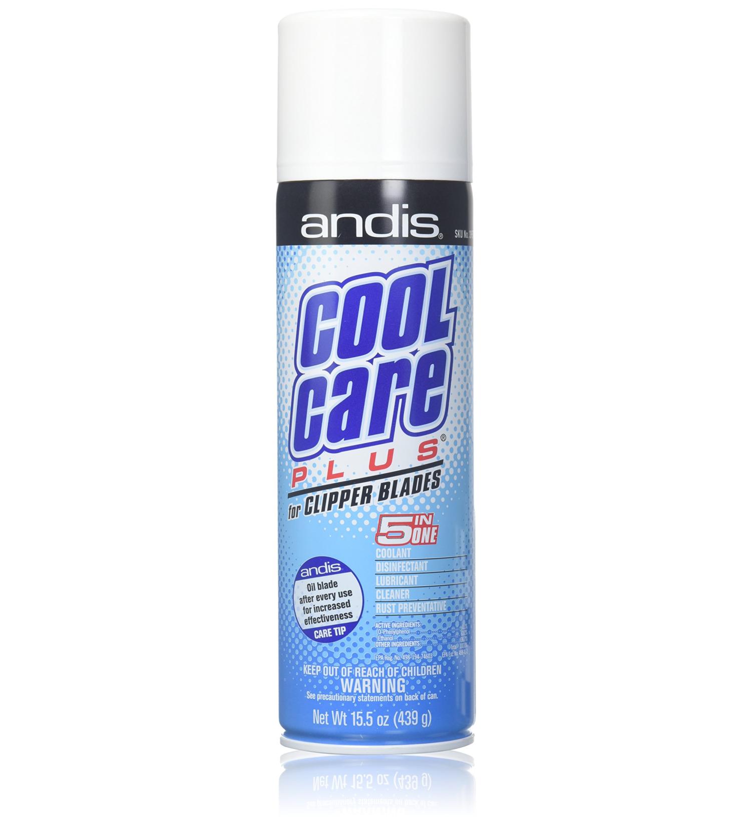 Andis Cool Care Plus For Blades 15.5 Ounce Aerosol (458ml) (2 Pack)