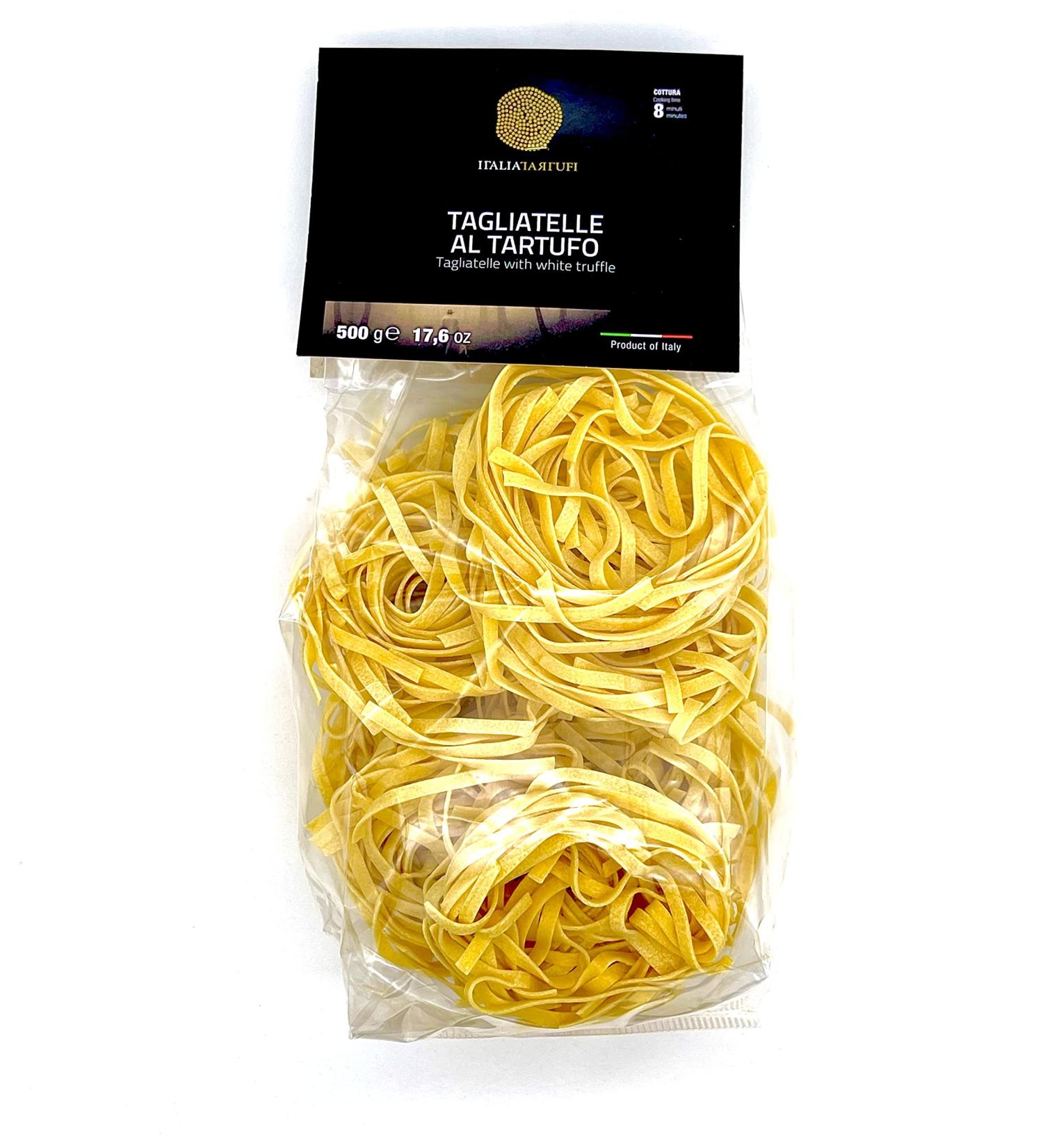 Italia Tartufi Tagliatelle Pasta with White Truffles 1.33 LB - Authentic Italian Egg Nest Pasta - Buy Online on GoSupps.com