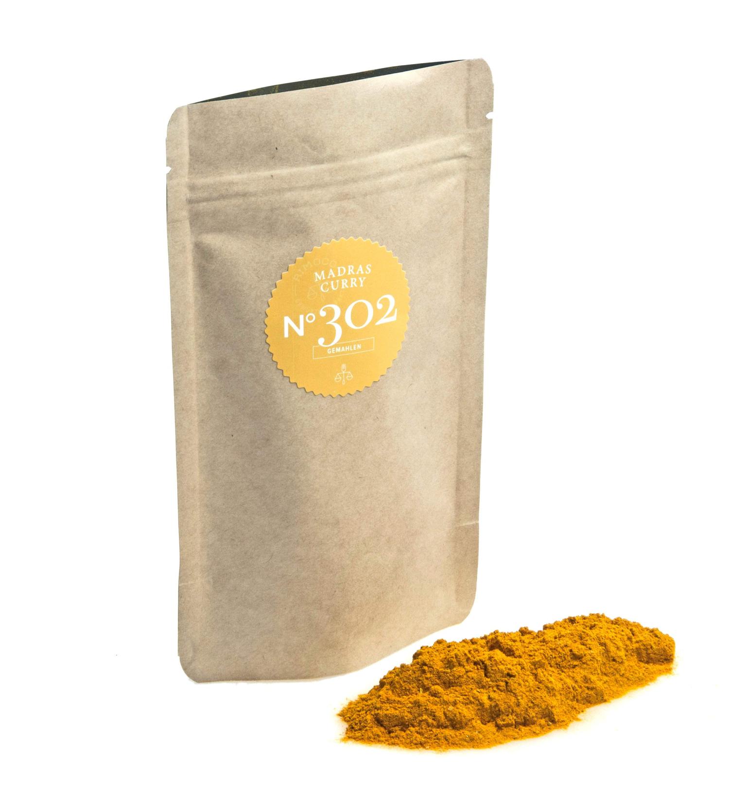 Rimoco Organic Madras Curry Powder - Mild Indian Spice Mix | 65g & 75g | Exotic Flavor in Eco-Friendly Zip Bag - Buy Online on GoSupps.com