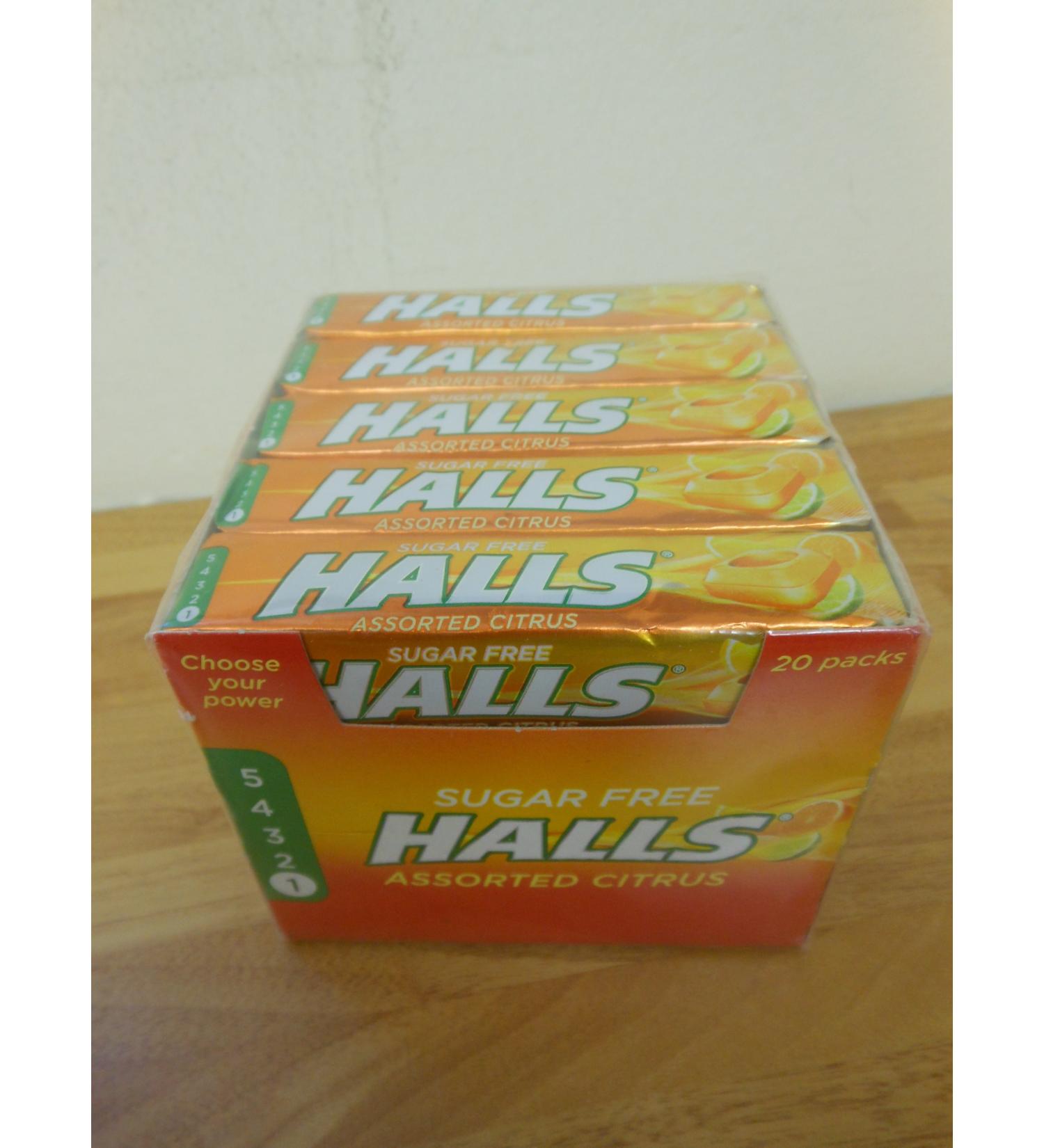 HALLS CITRUS SUGAR FREE