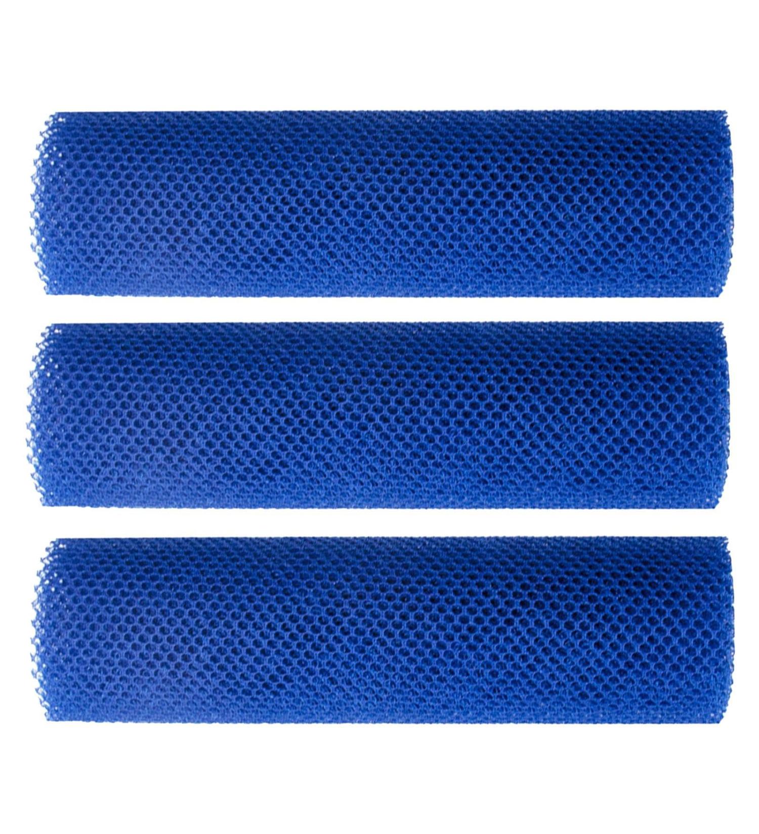 Long Net Bath Sponge - Nylon Mesh Skin Smoother Bath Towel Washcloth - Back Cleaning Bathing Sponges for Women and Men Dead Skin Removal Blue - Buy Online on GoSupps.com