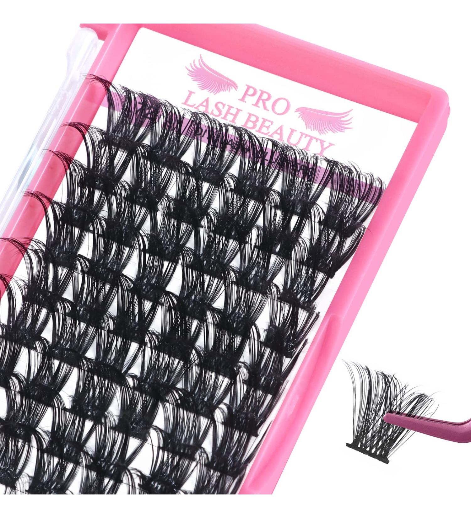 Individual Eyelash Clusters 72 Pcs - Reusable & Comfortable | Into You-01-D-8-16 Mix - Buy Online on GoSupps.com