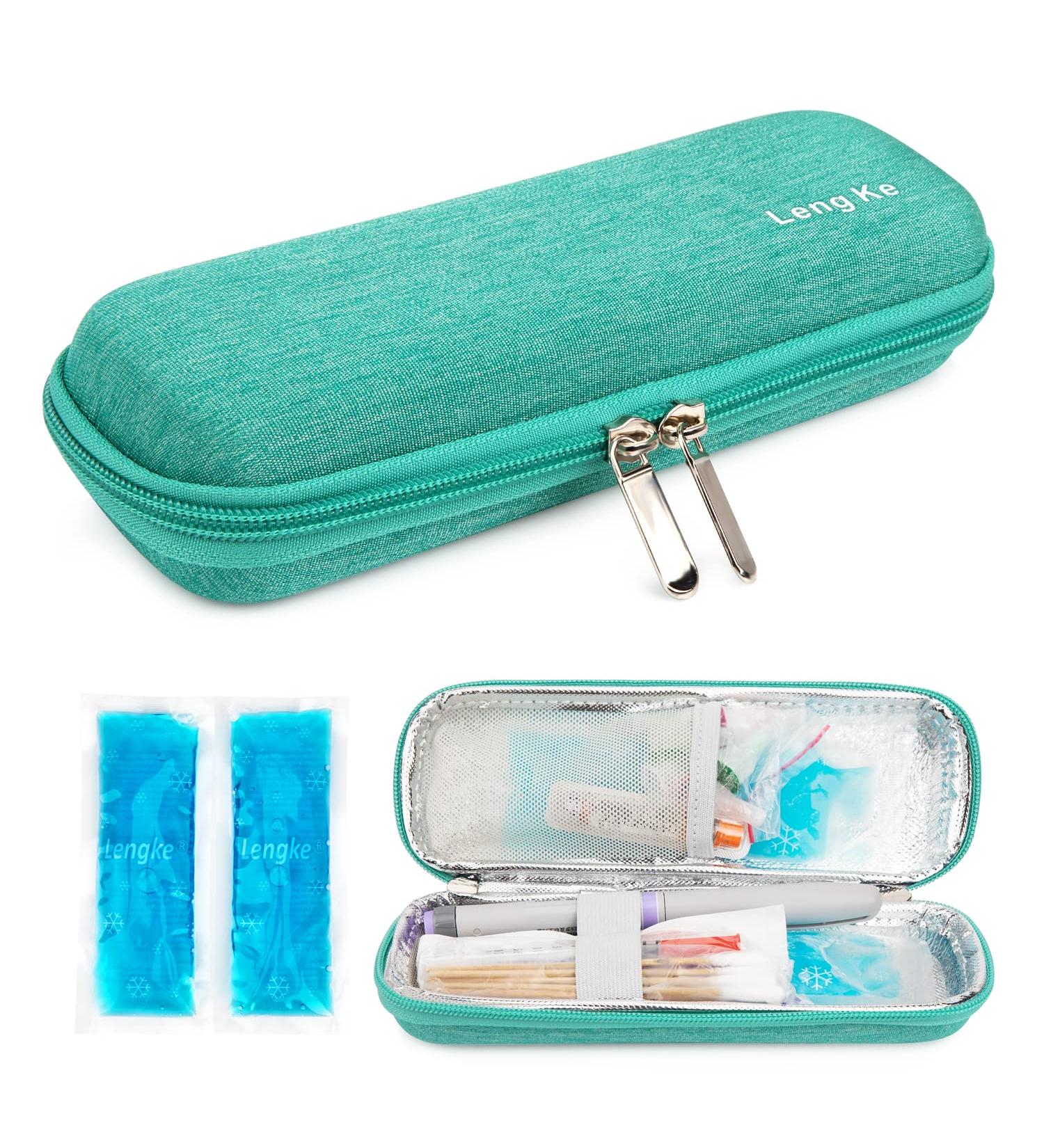 Youshares Insulin Cooling Bag for Diabetes - High-Quality Practical & Isolated Diabetic Pocket with Cooling Package (Green) - Shop Now! - Buy Online on GoSupps.com