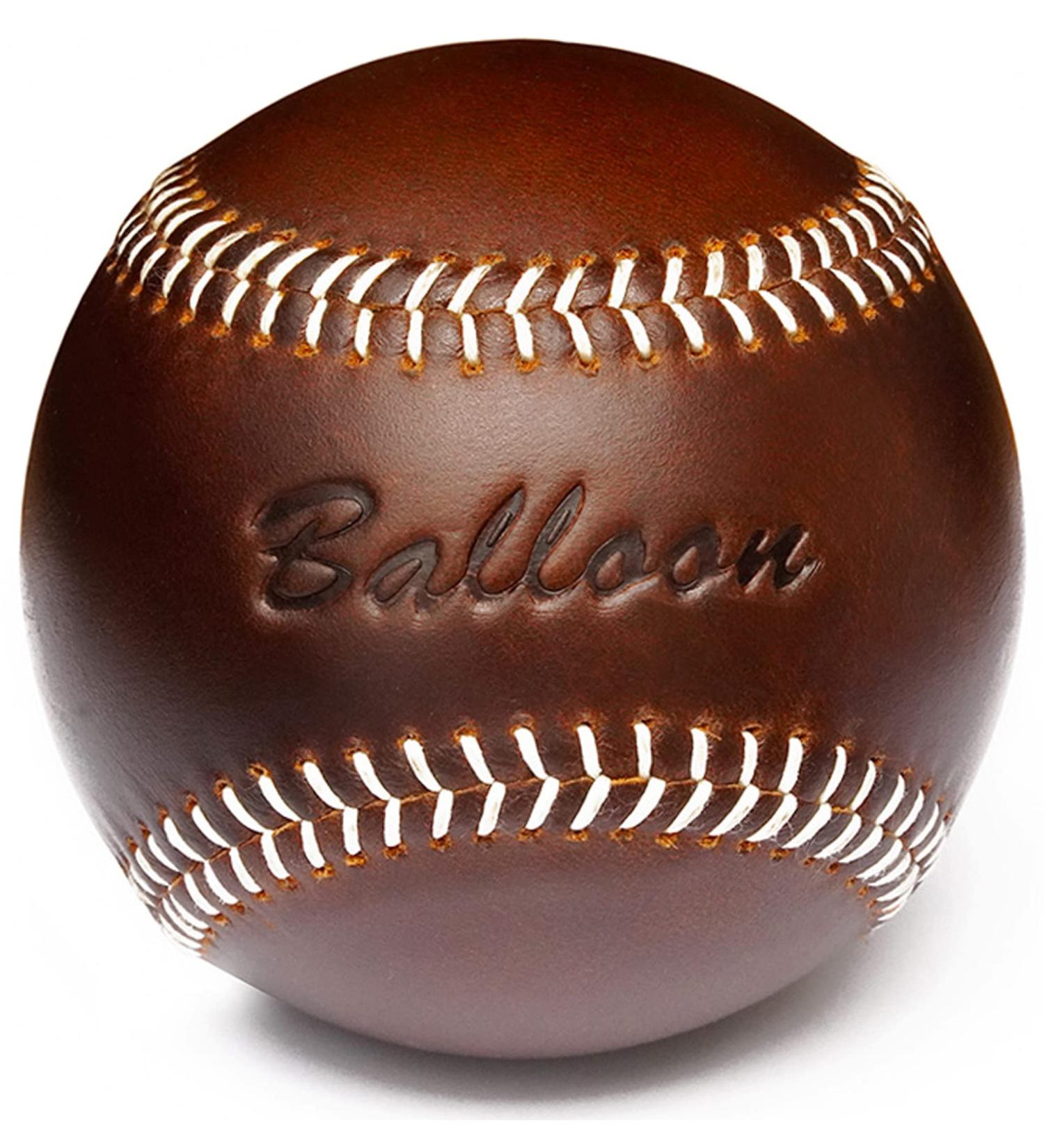 Buy Leather Brown Balloon Massage Ball - 6cm Fascia Ball in Cotton Bag | Individual & Set Options | International Shipping Available - Buy Online on GoSupps.com