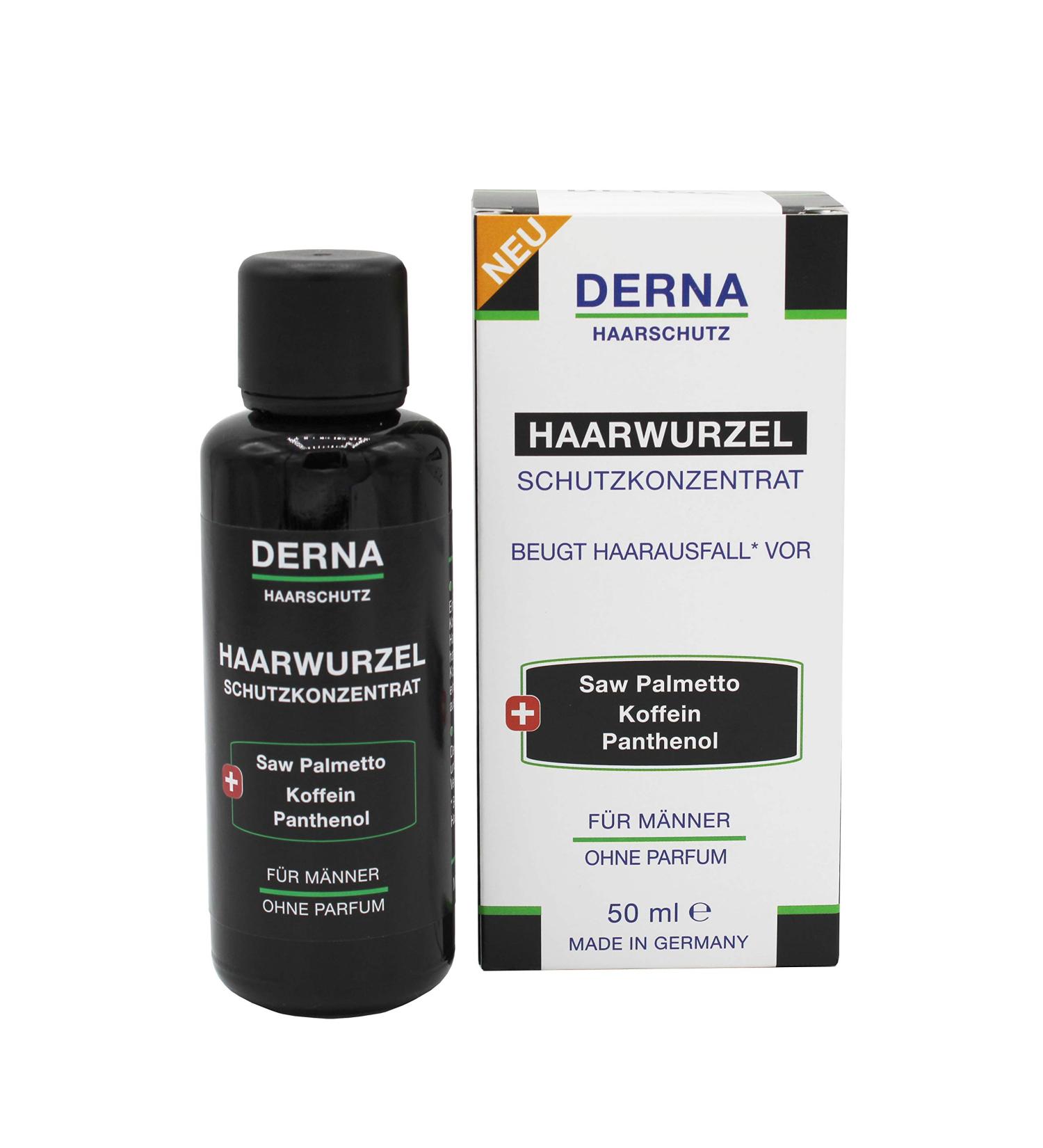 DERNA HAIR ROOT Protective Concentrate (50 ml) - DHT Blocker Pro-Vitamin B5 & Caffeine for Hair Loss | International Shipping - Buy Online on GoSupps.com