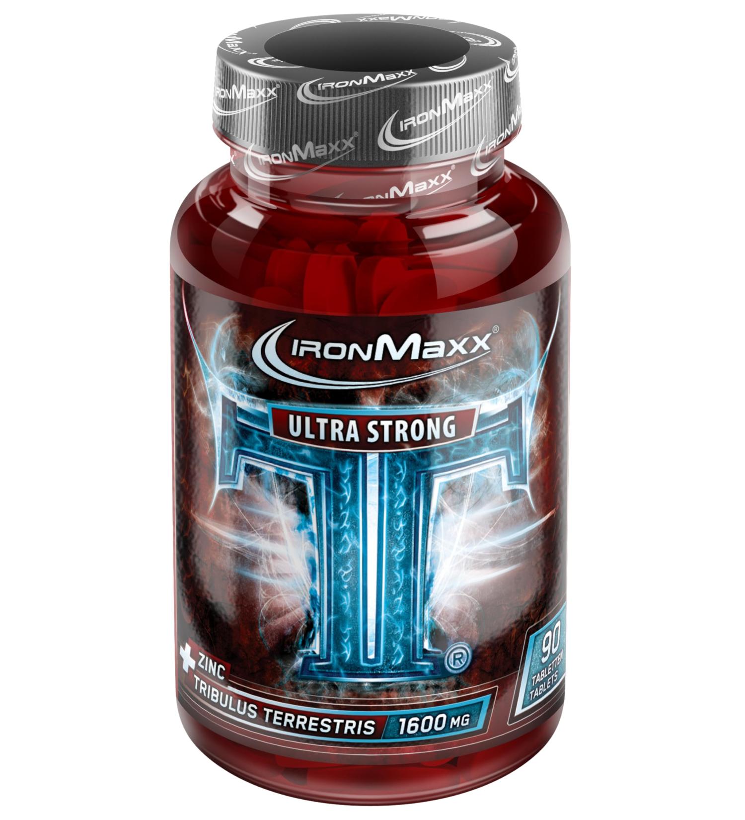 Ironmaxx TT Ultra Strong Tribulus Terrestris - 1600mg per Tablet | Zinc-Enhanced | 90 Tablets - International Shipping - Buy Online on GoSupps.com