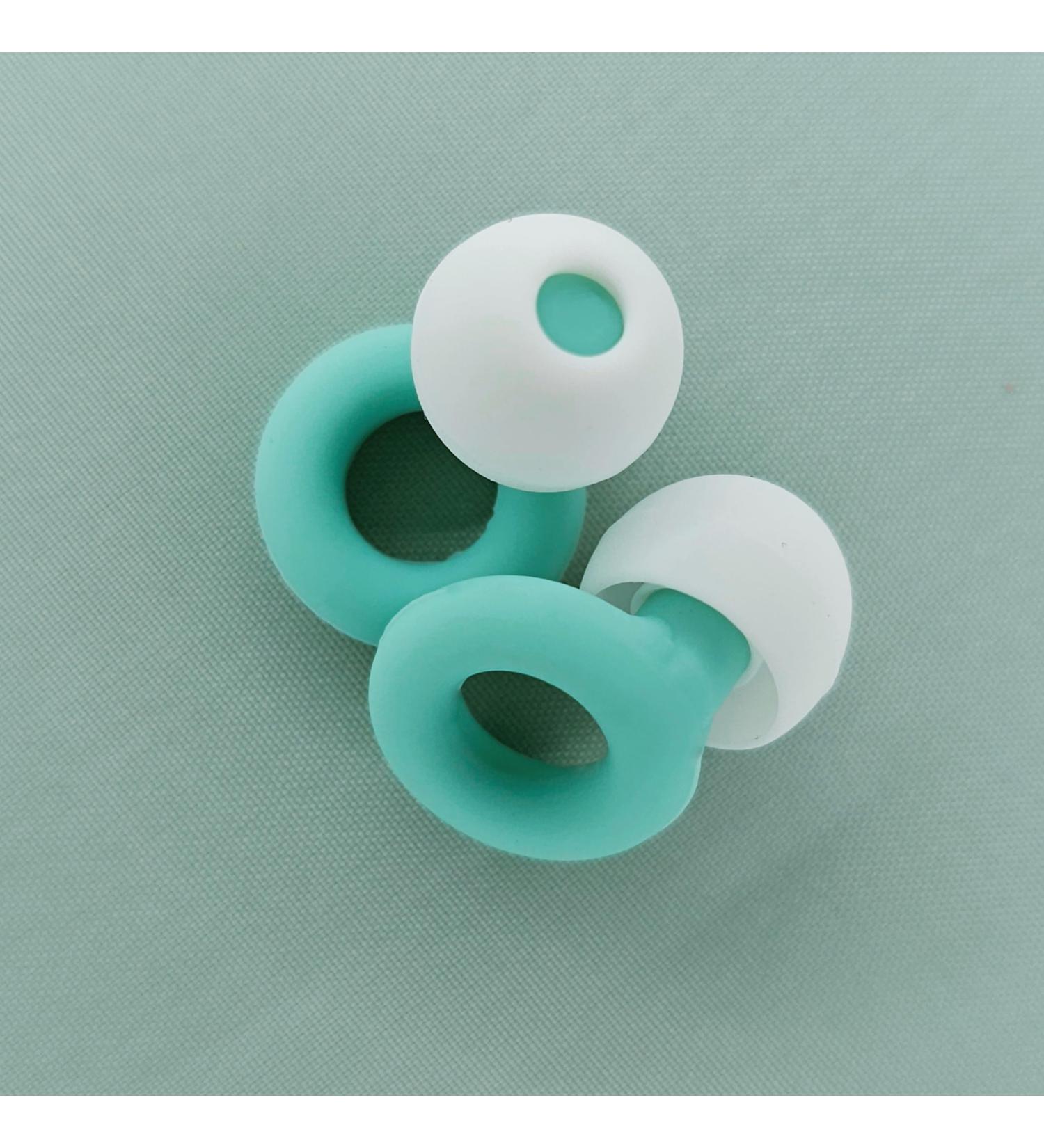 Ear Plugs for Noise Reduction - Super Soft Silicone Hearing Protection 8 Reusable Tips for Sleep & Noise Sensitivity - 26dB Noise Cancelling (Mint - Buy Online on GoSupps.com