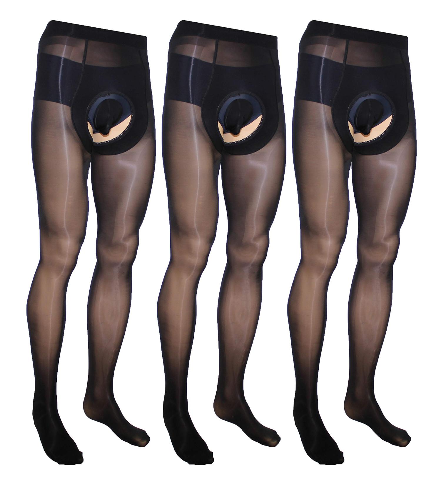 Buy X-Large Black Ice Silk Pantyhose for Men - Comfortable & Durable International Shipping - Buy Online on GoSupps.com