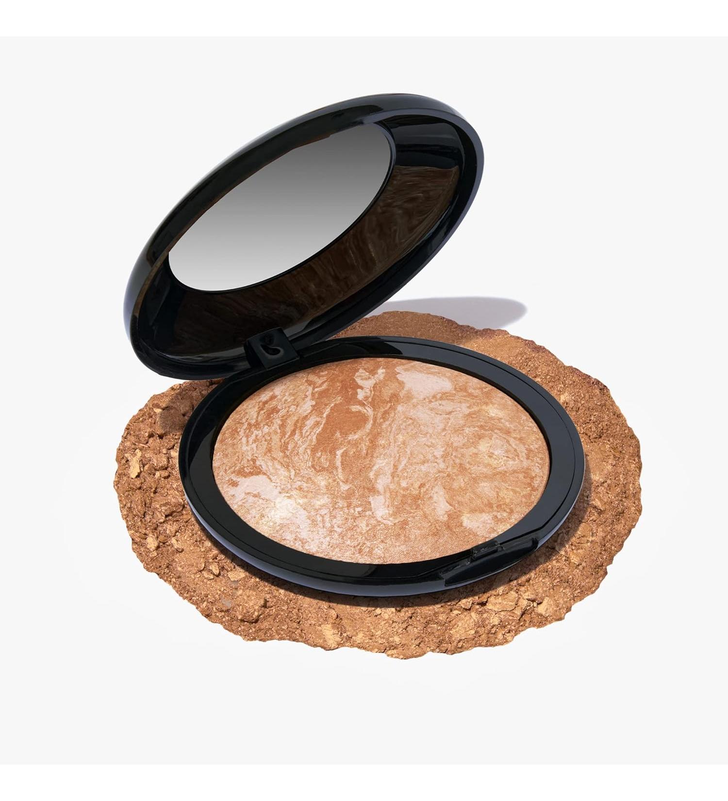 LAURA GELLER NEW YORK Baked Face and Body Frosting Illuminating Bronzer Powder Weightless Creamy Texture - 08 Tahitian Ginger - Buy Online on GoSupps.com