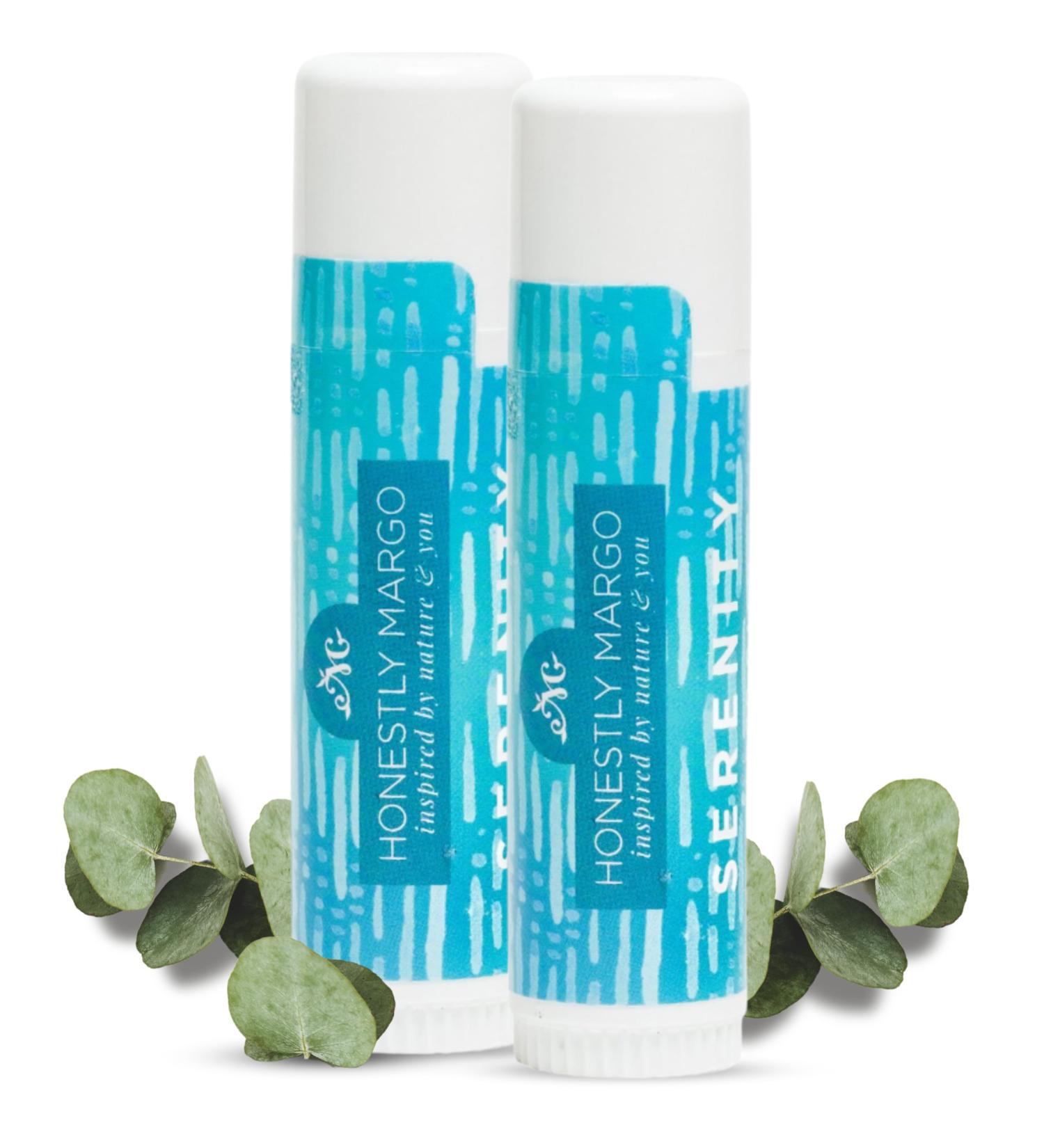 Honestly Margo Aromatherapy Balm Stick (Menthol Eucalyptus Vapor Serenity) Organic Eucalyptus Essential Oil Lip Balm for Women s Self Care Mess-Free Portable Design with Natural Aroma 2.5 Fl Oz (Pack of 2) Menthol Euca  - Buy Online on GoSupps.com