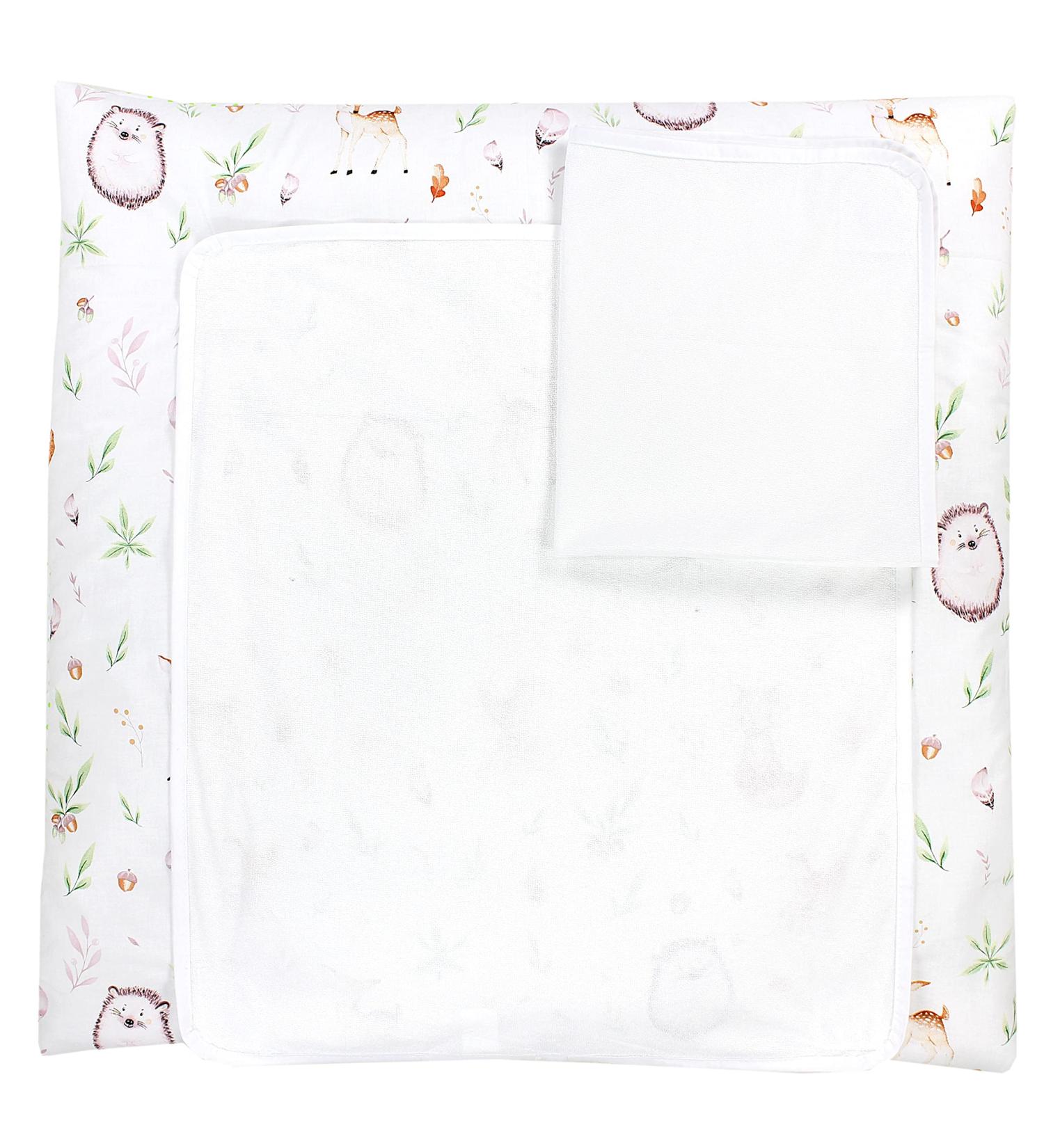TupTam Baby Changing Mat with 2 Terry Cloth Covers - 76x76 cm - Clearing/Deer Pattern - International Shipping Available - Buy Online on GoSupps.com