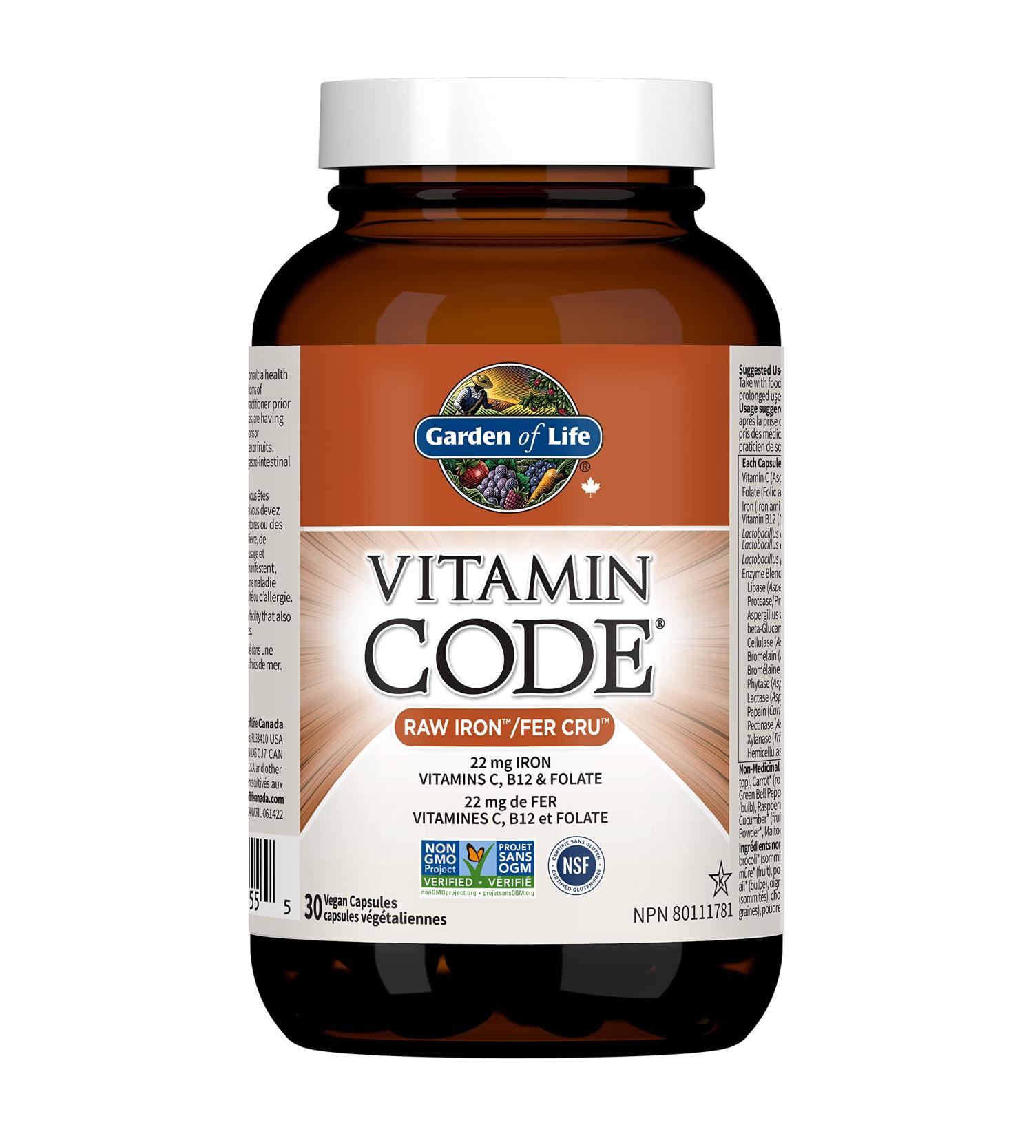 Vitamin Code Raw Iron - Buy Online on GoSupps.com