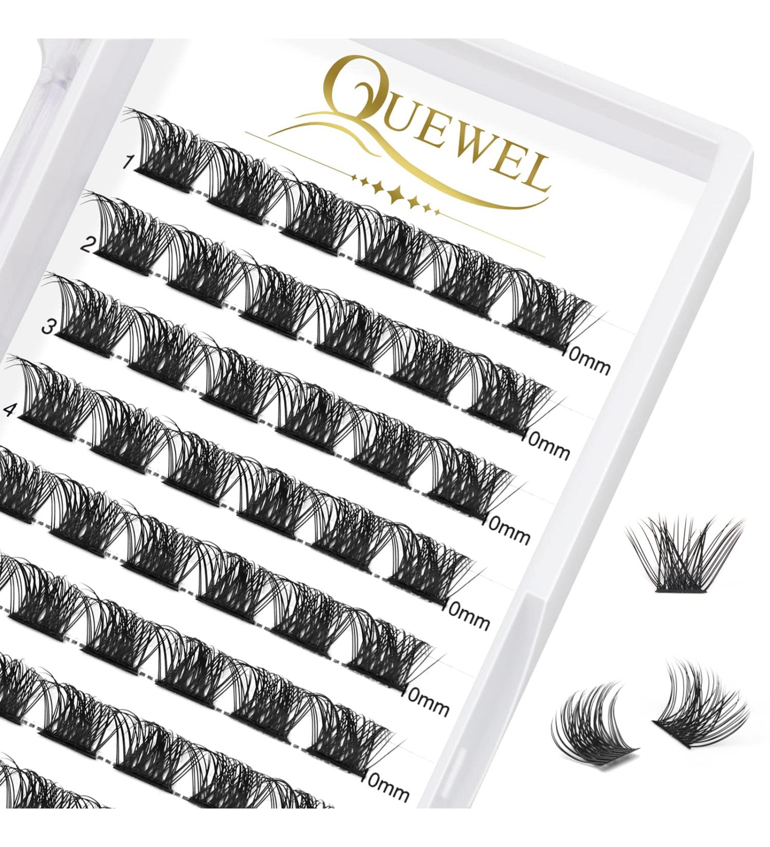 Shop Mega C Curl Individual Eyelash Segments 10mm Clusters for DIY Extensions | High-Quality Eyelashes for Stunning Eyes - Buy Online on GoSupps.com