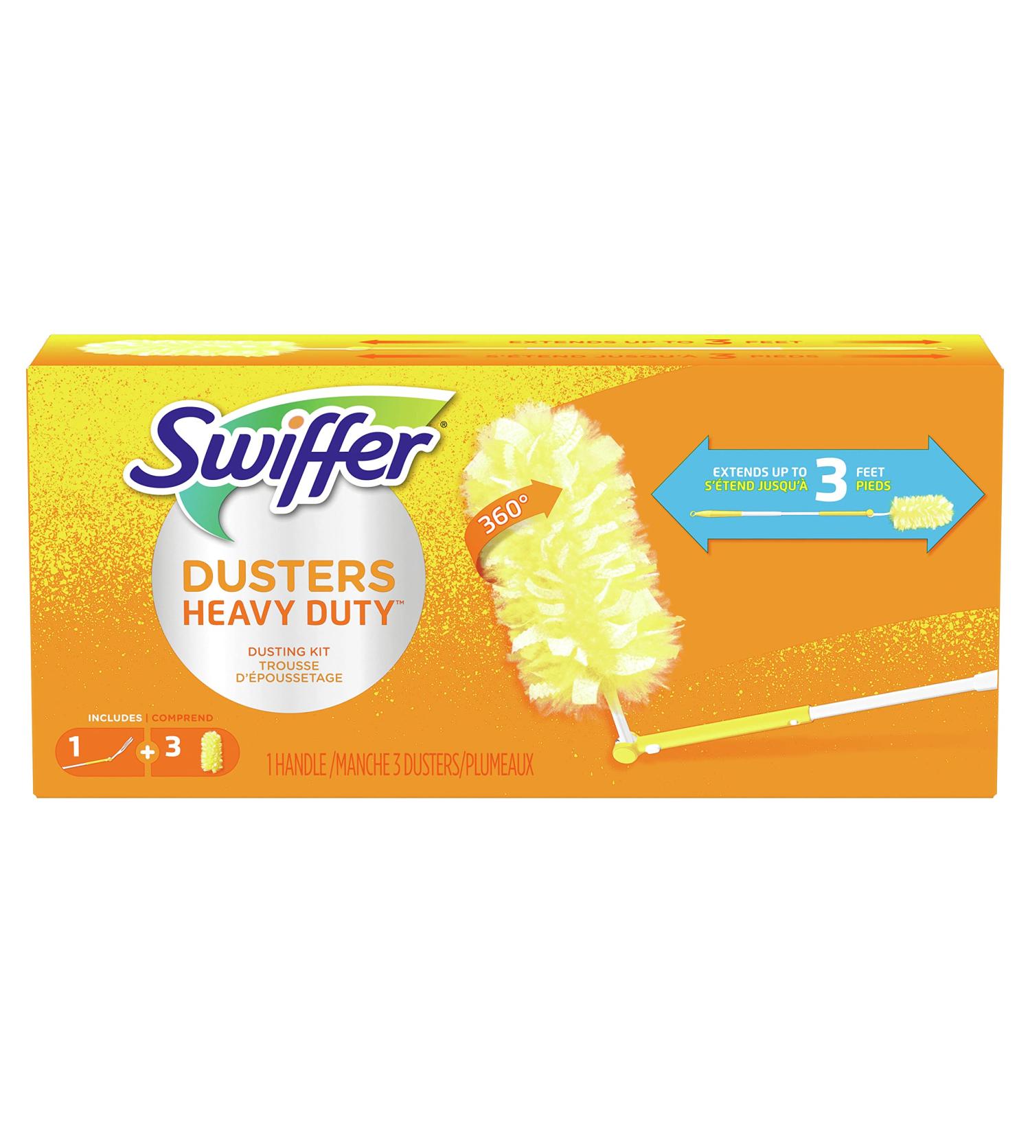Swiffer 360 Dusters Extendable Handle Starter Kit - 3 Count Refills - Buy Online on GoSupps.com