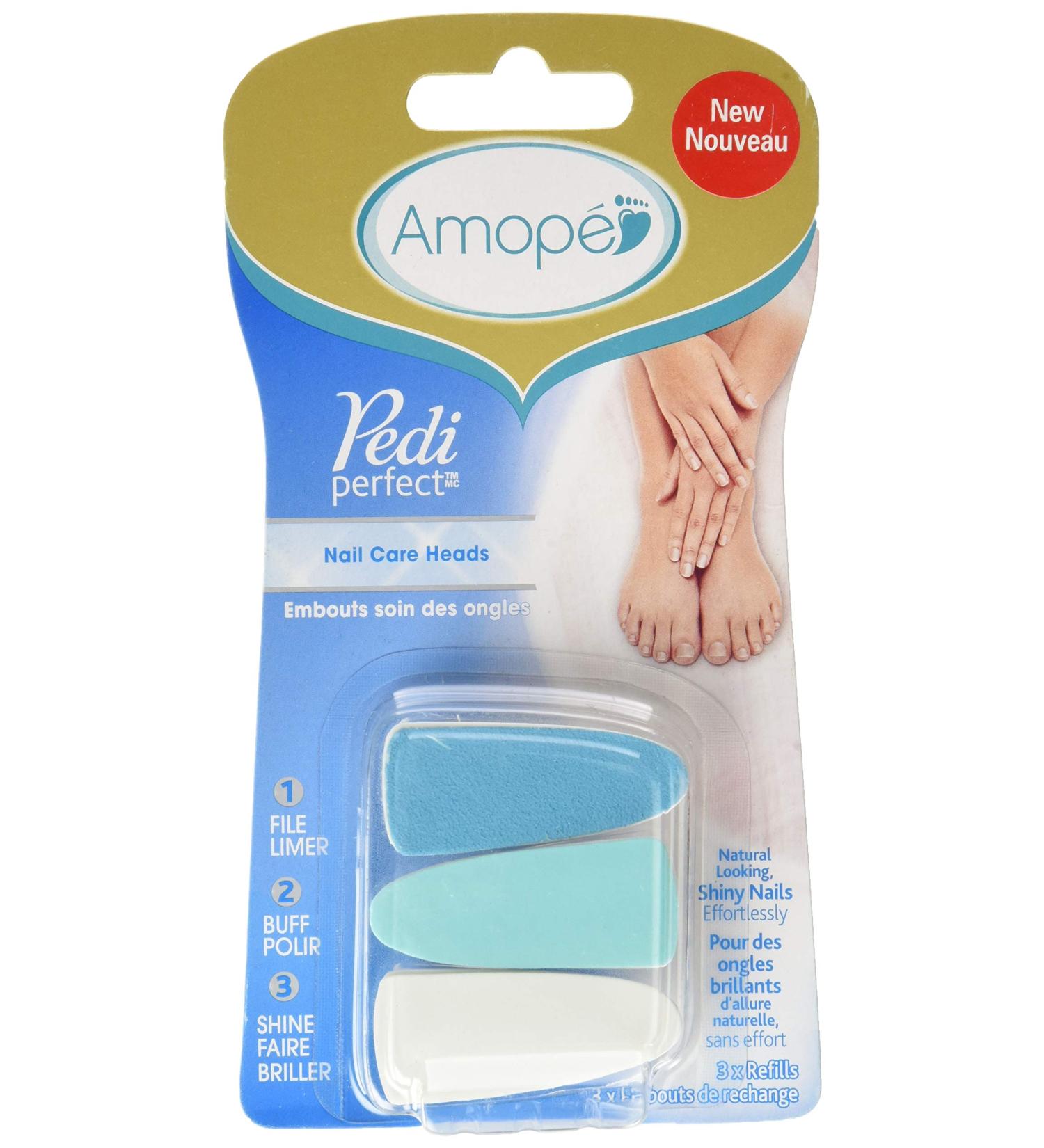 Amope Pedi Perfect Electronic Nail File Refills - Pack of 3 - Buy Online on GoSupps.com