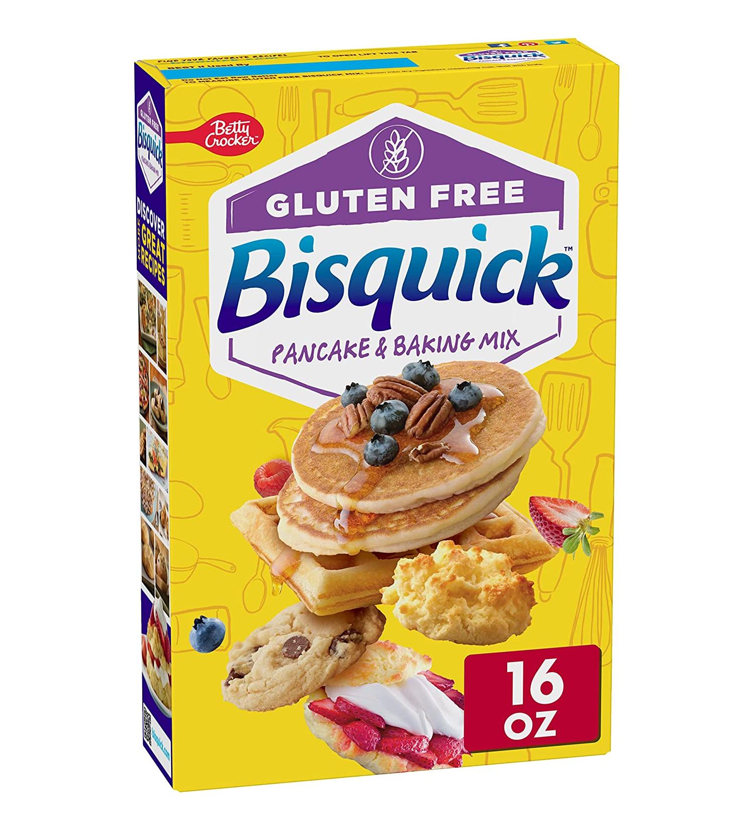 Betty Crocker Gluten Free Bisquick Pancake & Baking Mix | 16 oz (453 g) - Buy Online on GoSupps.com