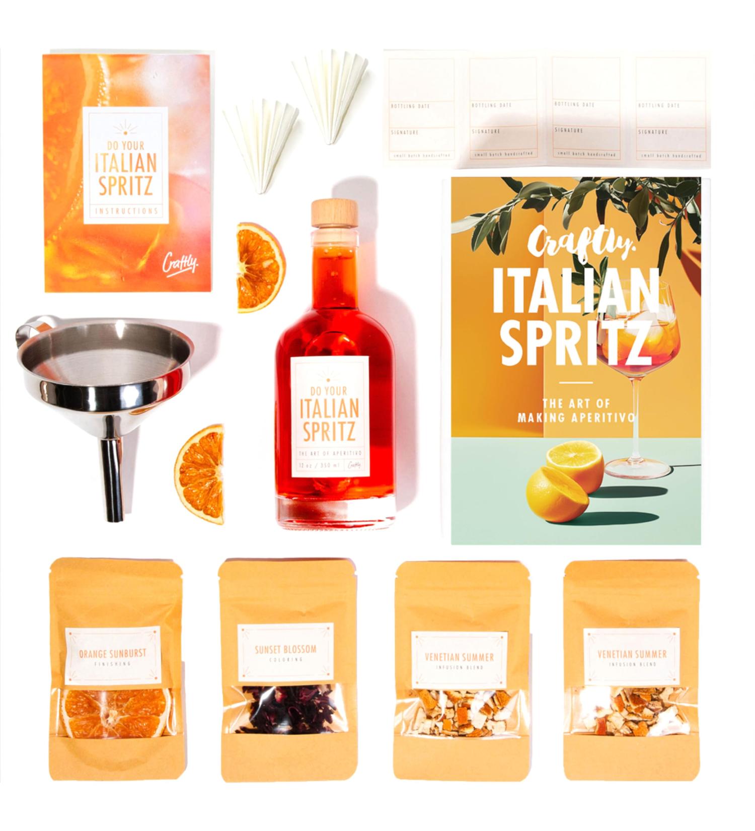 Craftly Kit d'infusion italienne Spritz Exp rience d'ap ritif unique la maison | Kit de cocktail DIY pour ap ritivo et spritz - Buy Online on GoSupps.com