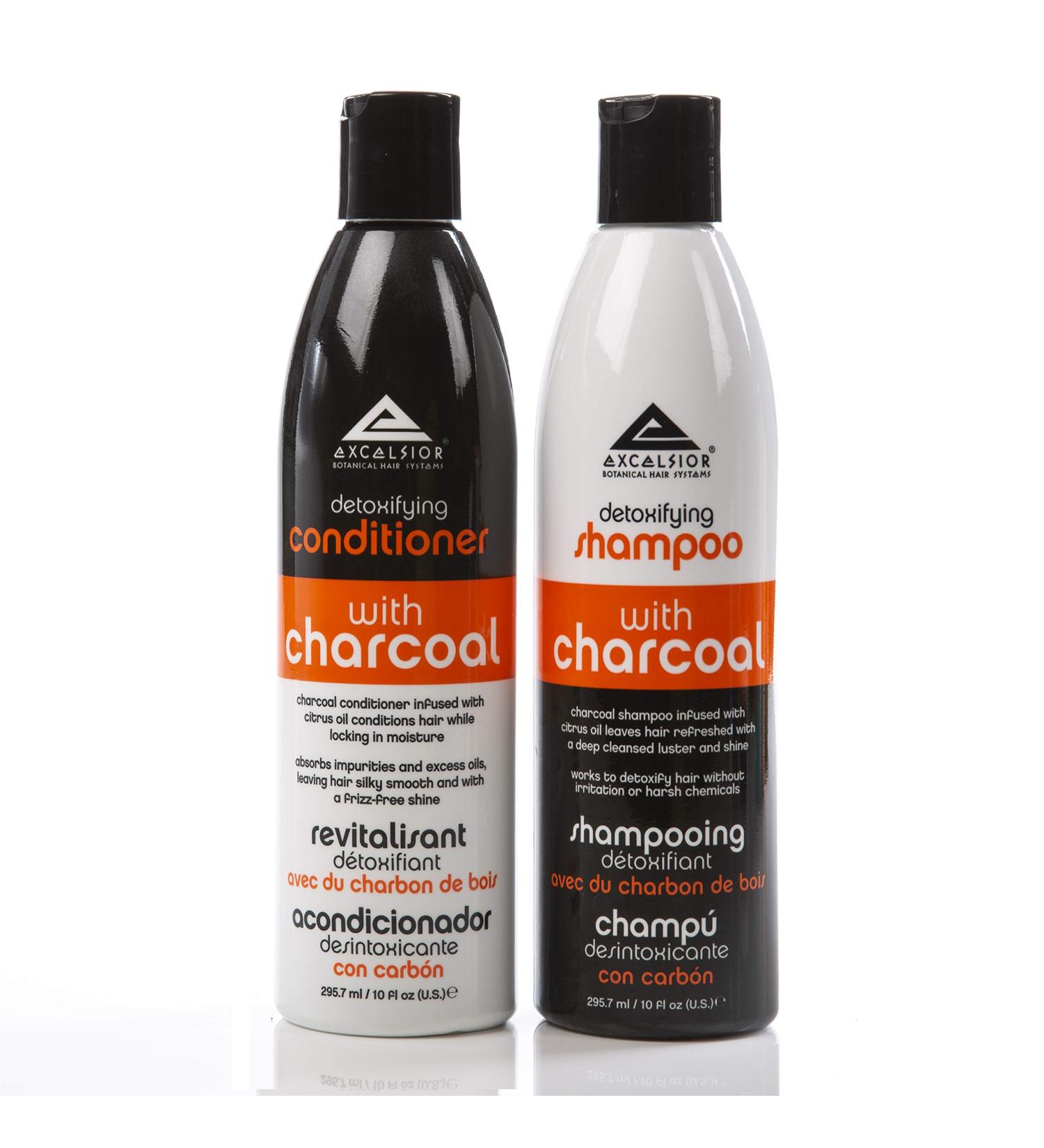 Excelsior Charcoal Detoxifying Hair Care 2 Piece Set
