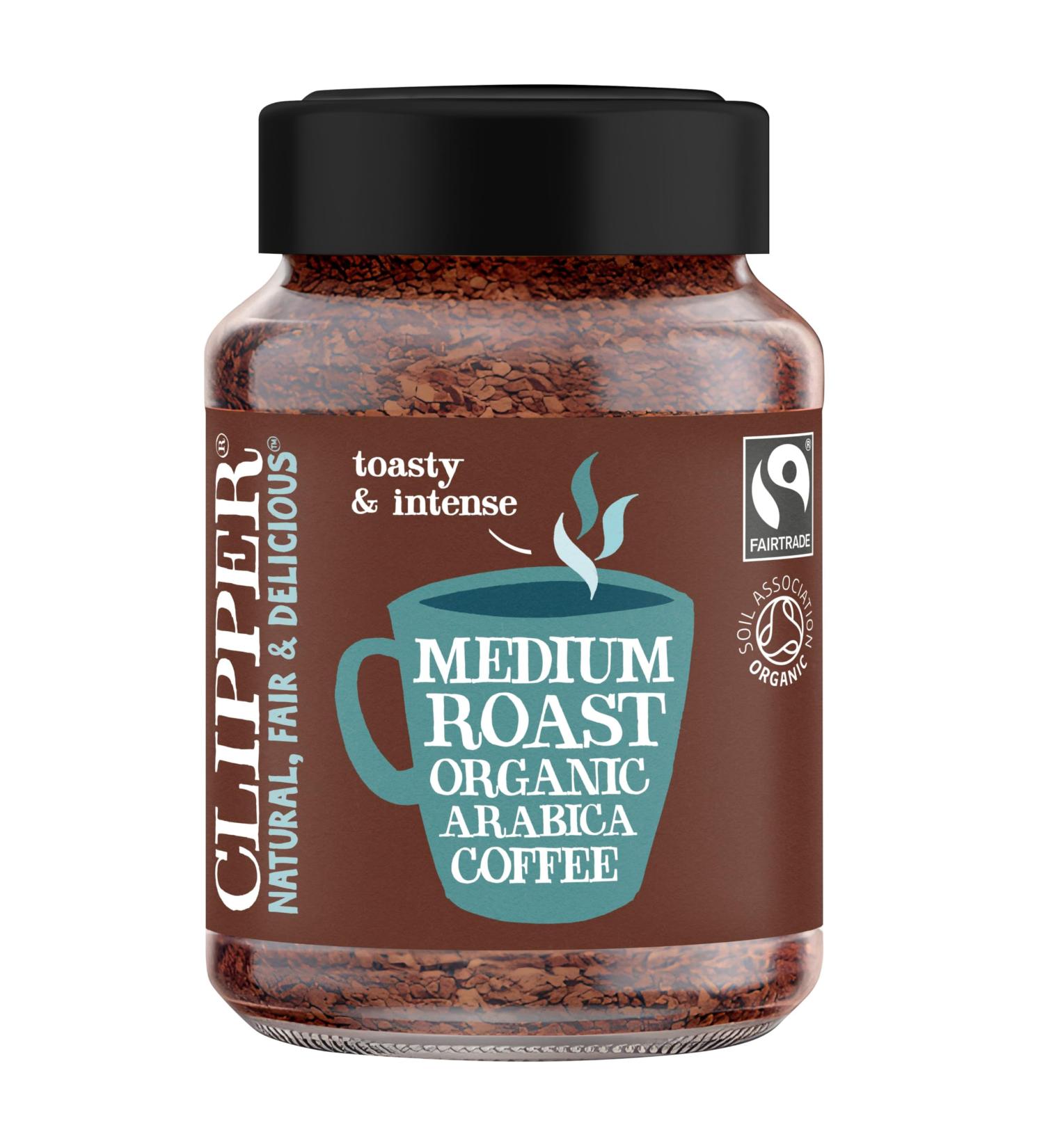  Clipper Clipper Organic Fair Trade Roasted Arabica Instant Coffee 200g - Buy Online on GoSupps.com