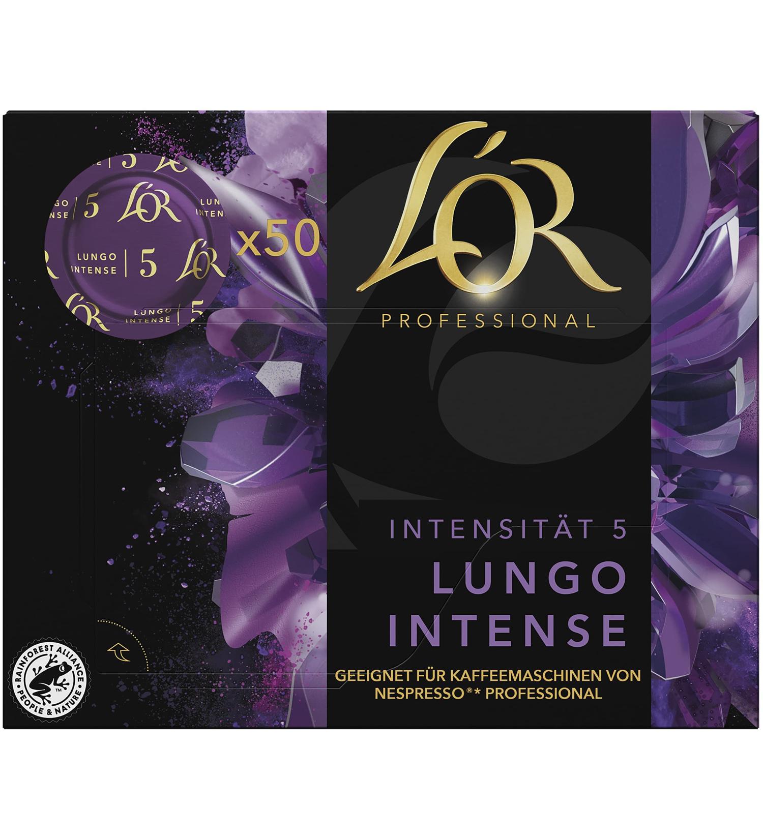 LOR Supr me Lungo Intense 5 Coffee Capsules for Nespresso Pro - 50 Mild Coffee Pods Intensity 5/10 - Buy Now! - Buy Online on GoSupps.com