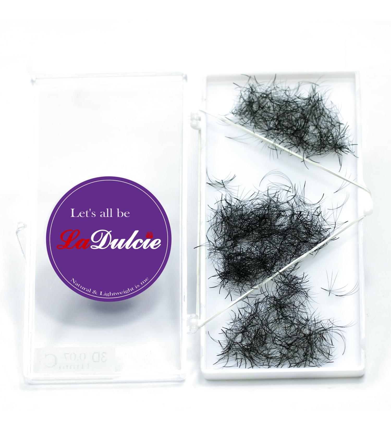 Buy Loose Fans Lash Extensions - 1000 Premade 3D Volume Fans | 0.07 C Curl 15mm Eyelash Extensions - International Shipping Available - Buy Online on GoSupps.com