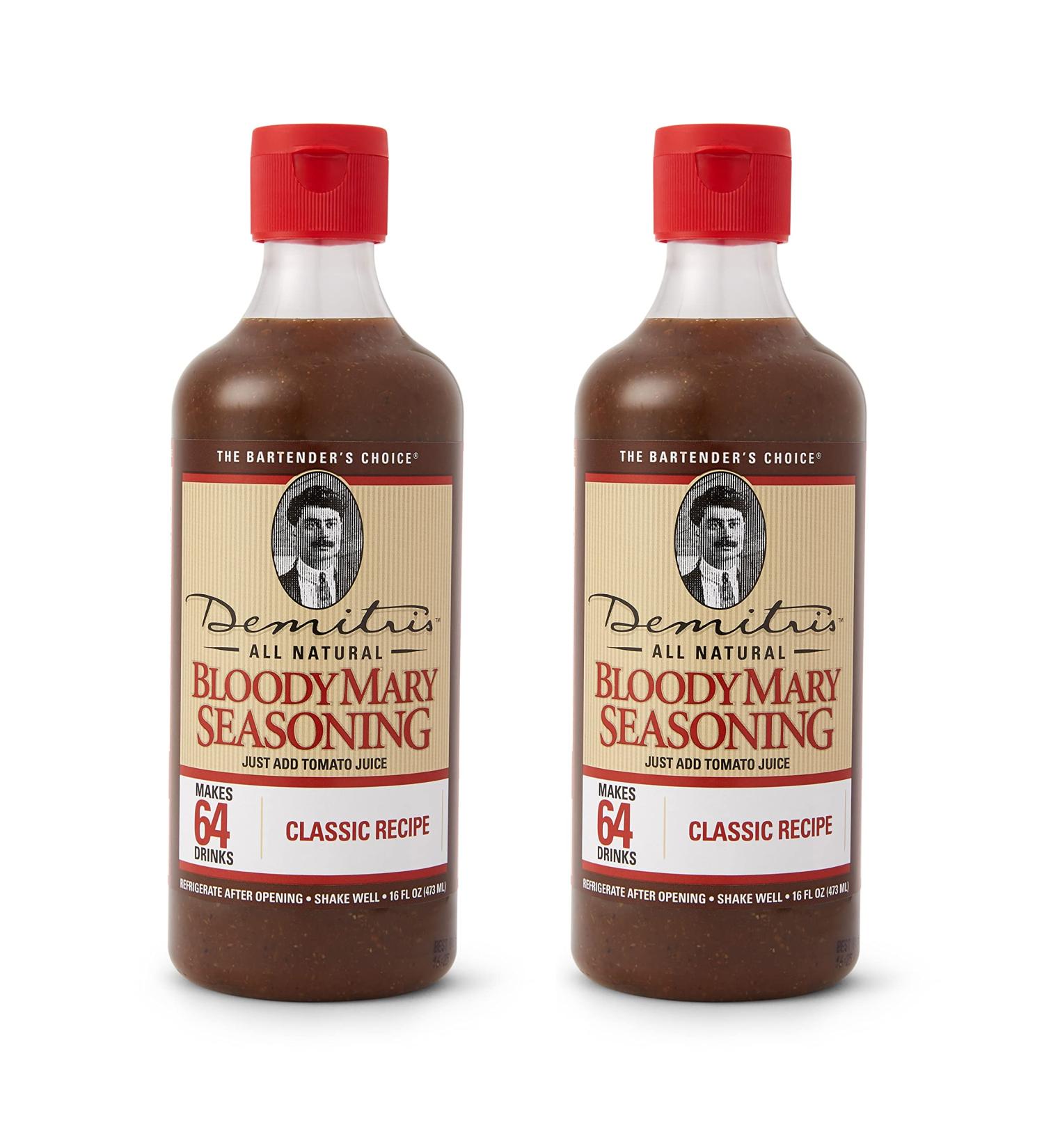 Demitri's Classic Bloody Mary Seasoning Mix 16 oz Bottles - Pack of 2 - Buy Online on GoSupps.com