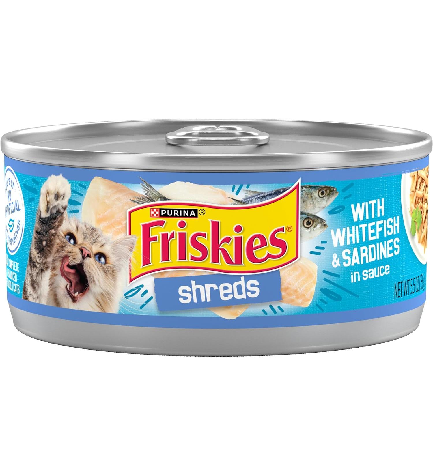 Friskies Whitefish & Sardines Cat Food, 24 Pack - 5.5 oz Cans | Best Prices Online - Buy Online on GoSupps.com