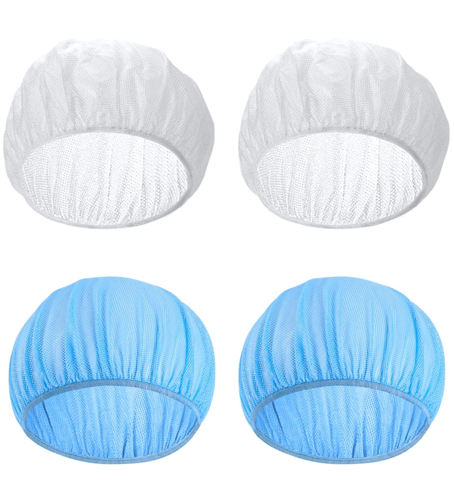 4 Pcs Mesh Sleep Cap Hair Net for Women | Night Bonnet for Curly Hair | Frizzy Hair Protection | Ideal for Factory, Kitchen & Warehouse Workers | Multicolor - Buy Online on GoSupps.com