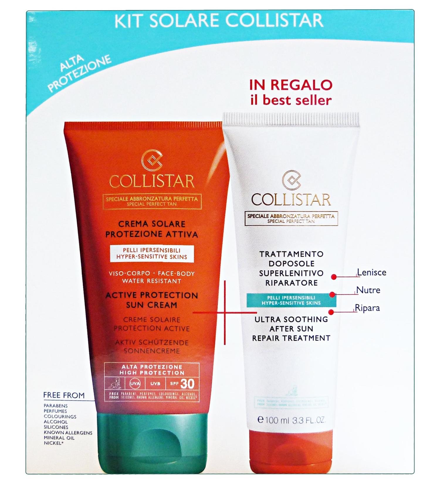 COLLISTAR Promozione Crema Solare Protezione Attiva Spf 30 150 ml + In Regalo Treatment Doposole 100 ml K26217