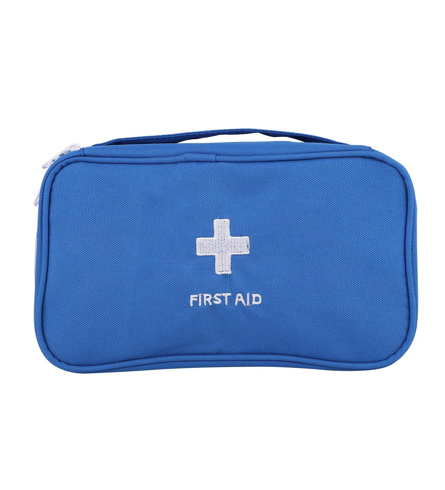 Oxford Fabric Medical Bag | Travel First Aid Kit | Caregiver Emergency Bag - Red/White/Blue for Families - Buy Online on GoSupps.com