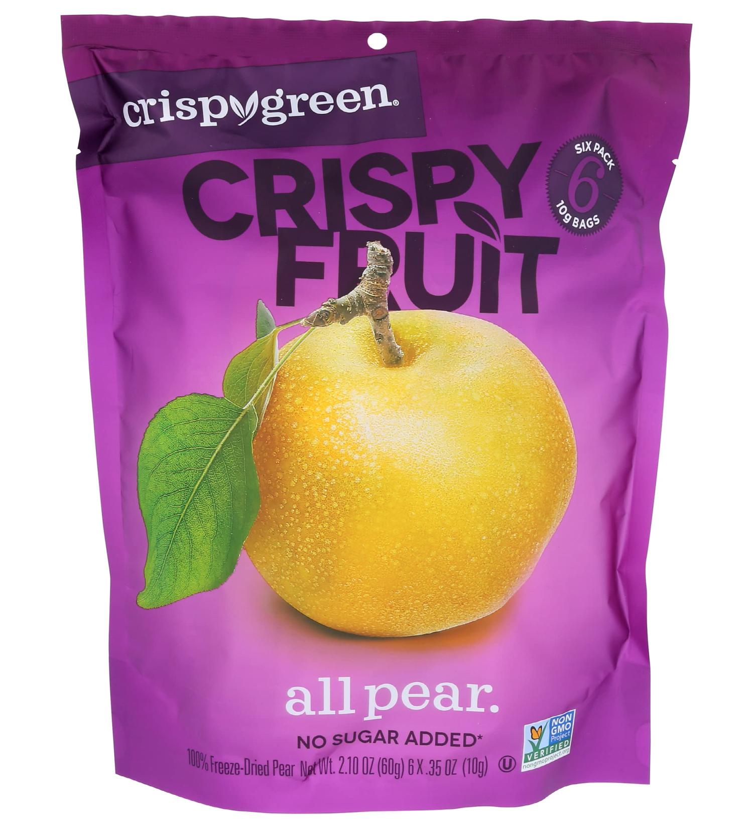 Crispy Green Asian Pears 0.36oz - 6 Pack | Delicious and Healthy Snack - Buy Online on GoSupps.com