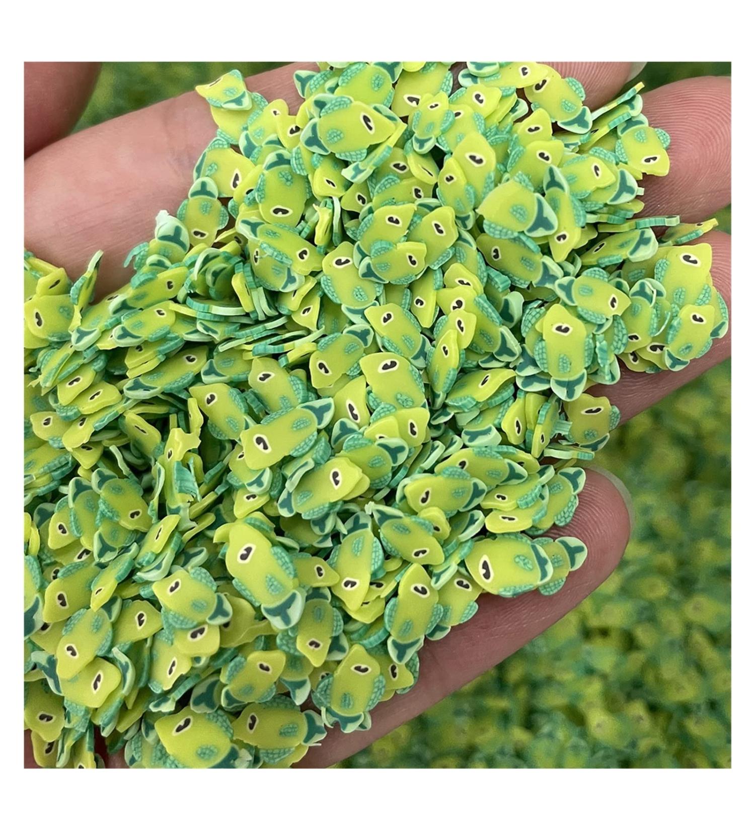 RT 100g Kawaii Tropical Fish Slices Polymer Clay Sprinkles for Crafts Making DIY Slime Filling Accessories Nail Art Decoration 5mm Y425 (Color : Style4)