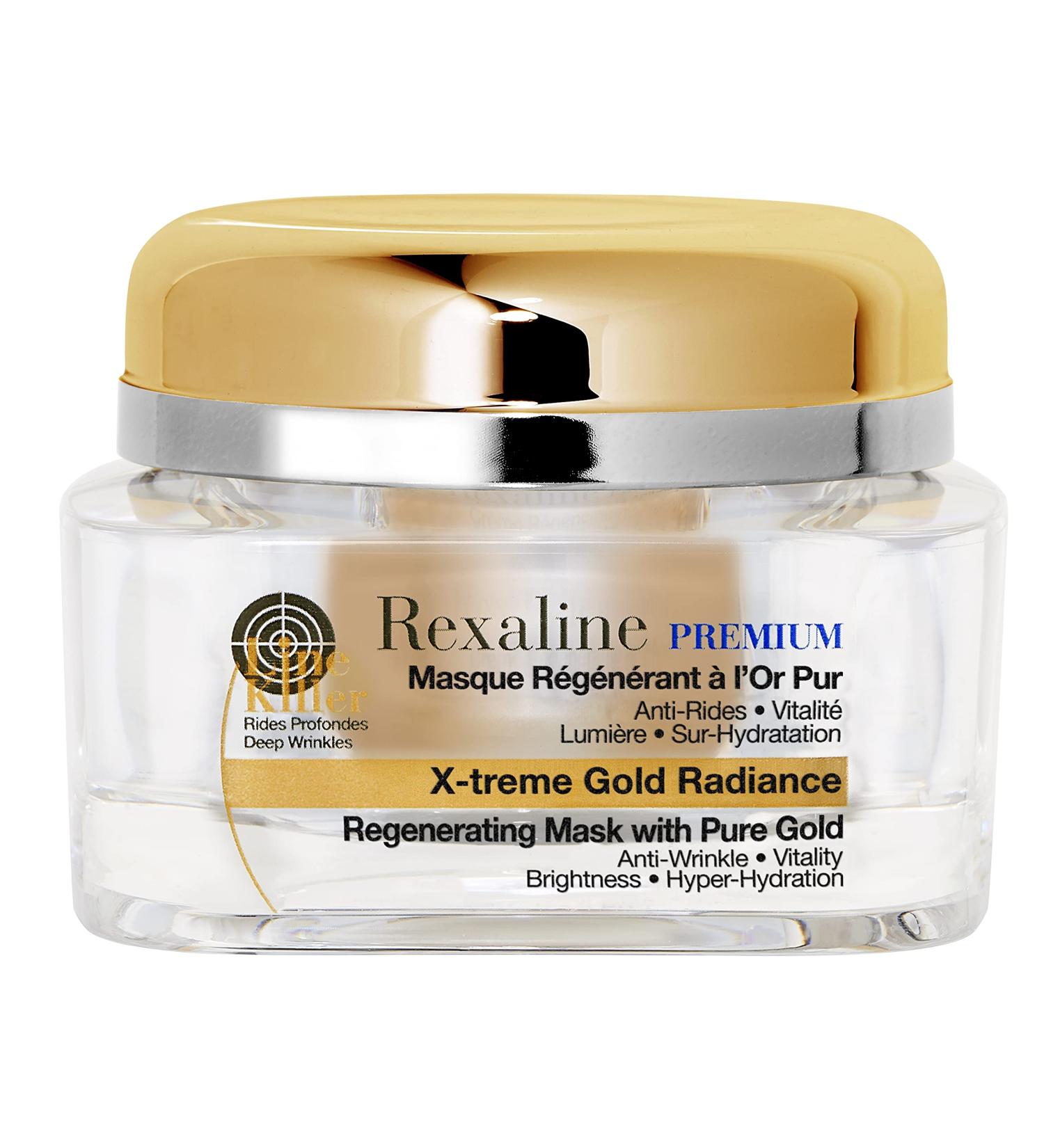Rexaline Premium X-treme Gold Radiance Regenerating Mask With Pure Gold 50ml Scented - Buy Online on GoSupps.com