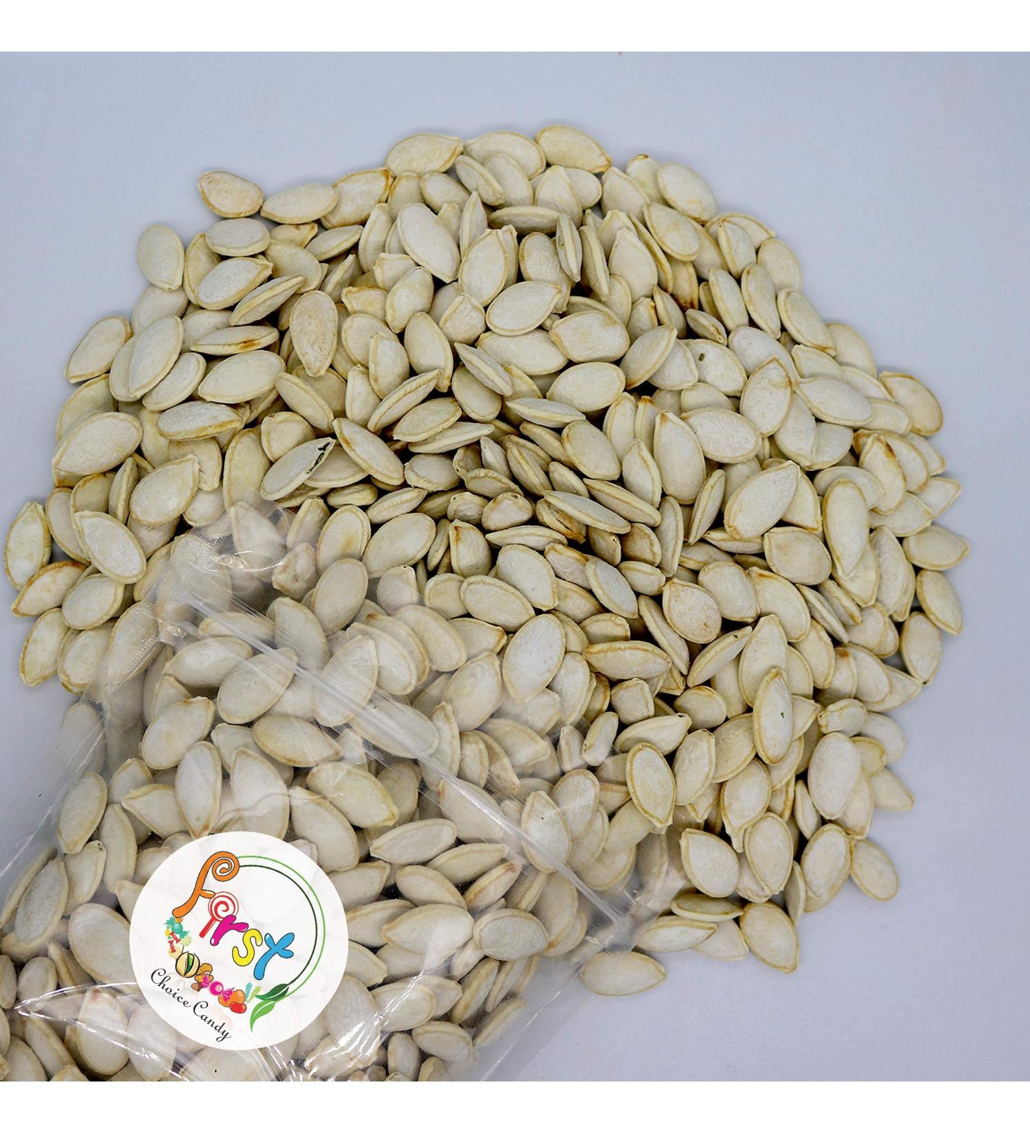 FirstChoiceCandy Roasted & Salted Pumpkin Seeds In Shell Squash Seed 2 LB 2 Pound (Pack of 1)