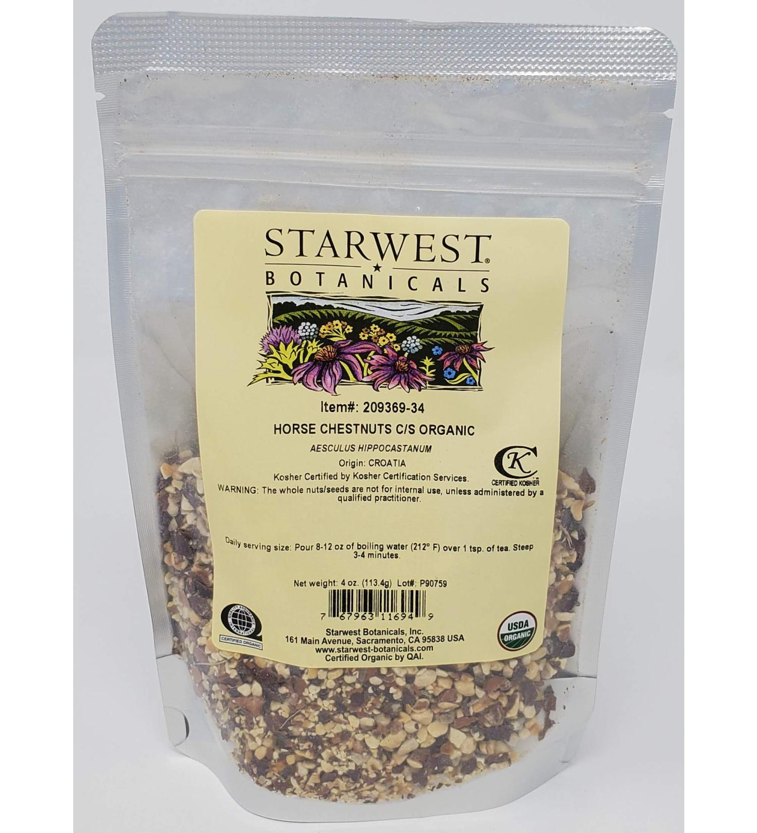 Horse Chestnuts C/S Organic - 4 oz