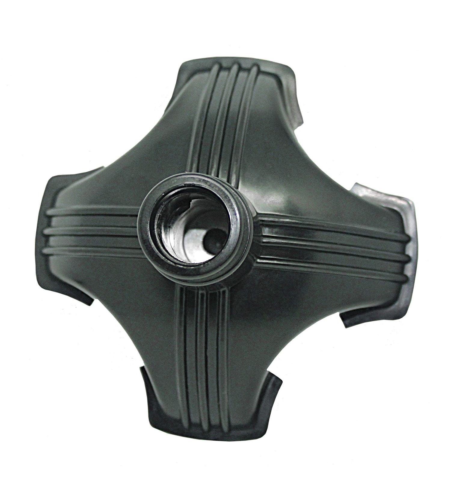 RMS Self Standing Cane Tip - Replacement for Walking Canes/Sticks - 4 Prong Rubber Pad - Black - Buy Online on GoSupps.com