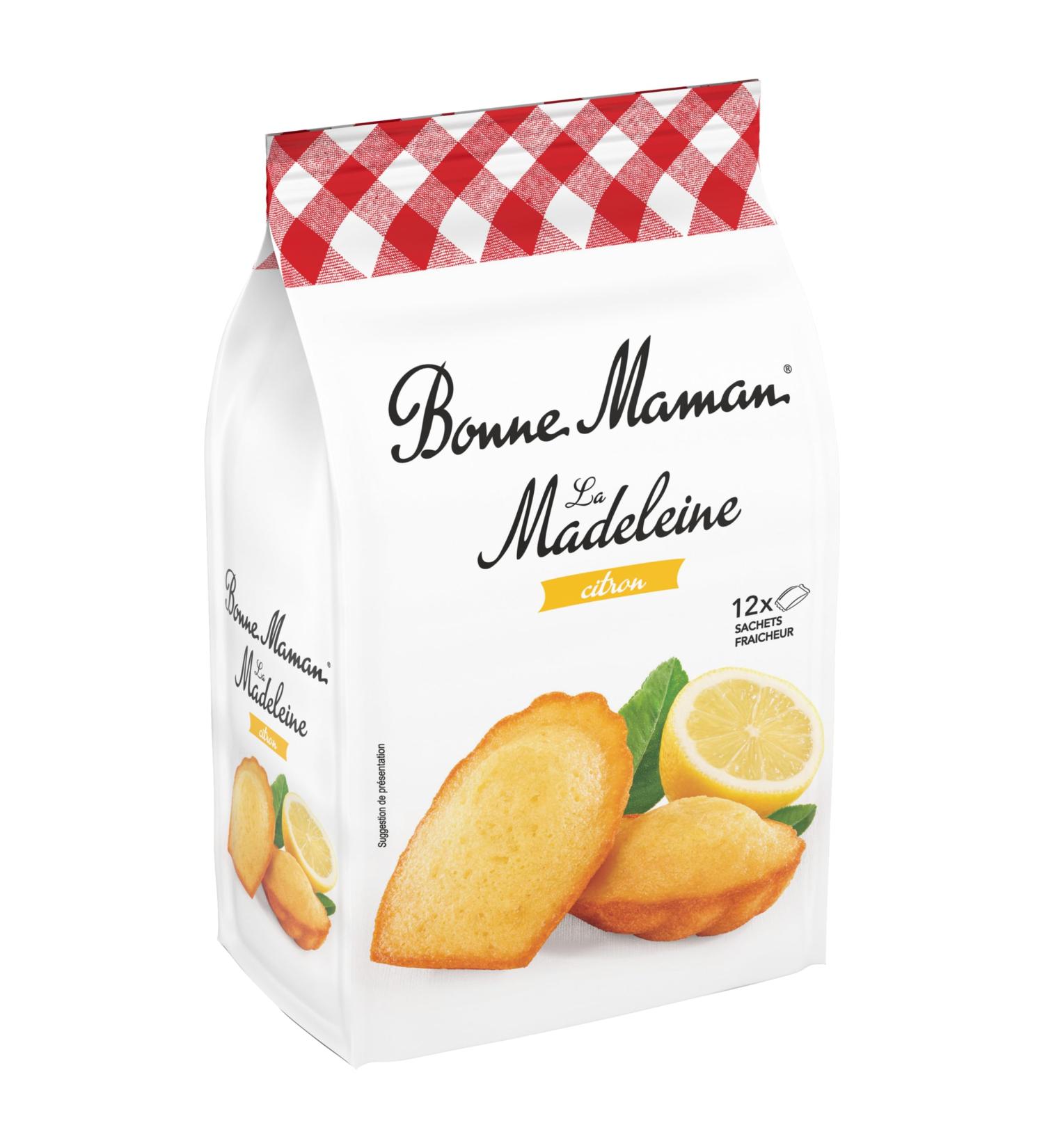  Bonne Maman Bonne Maman Lemon Madeleine 12 sachets - 300g - Buy Online on GoSupps.com