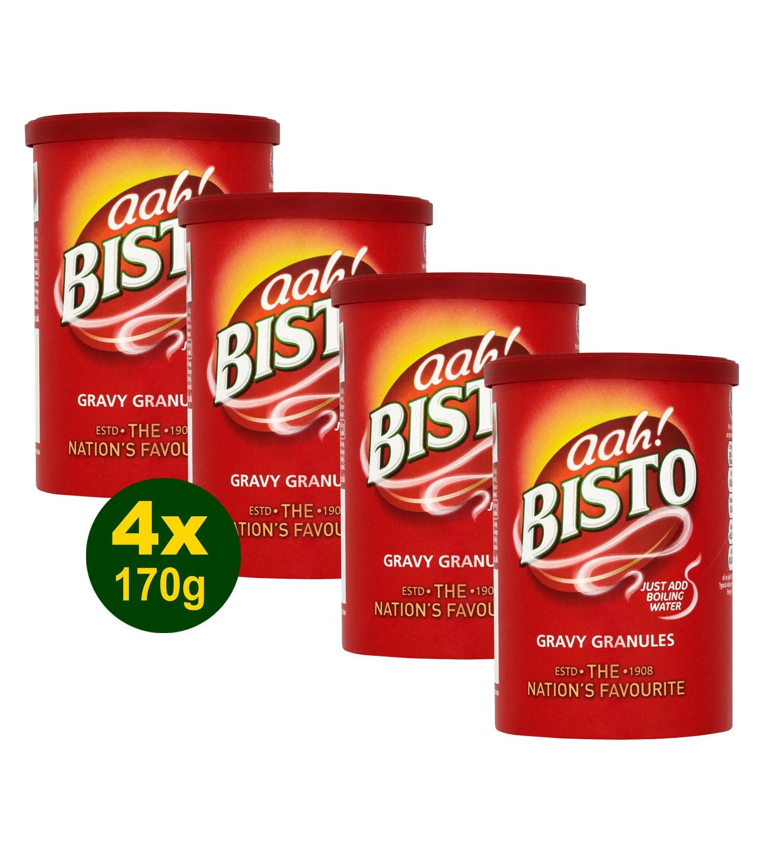  Bisto Bisto Favourite Gravy Granules 4 x 170 g (680 g) The nation's most popular gravy powder - Buy Online on GoSupps.com