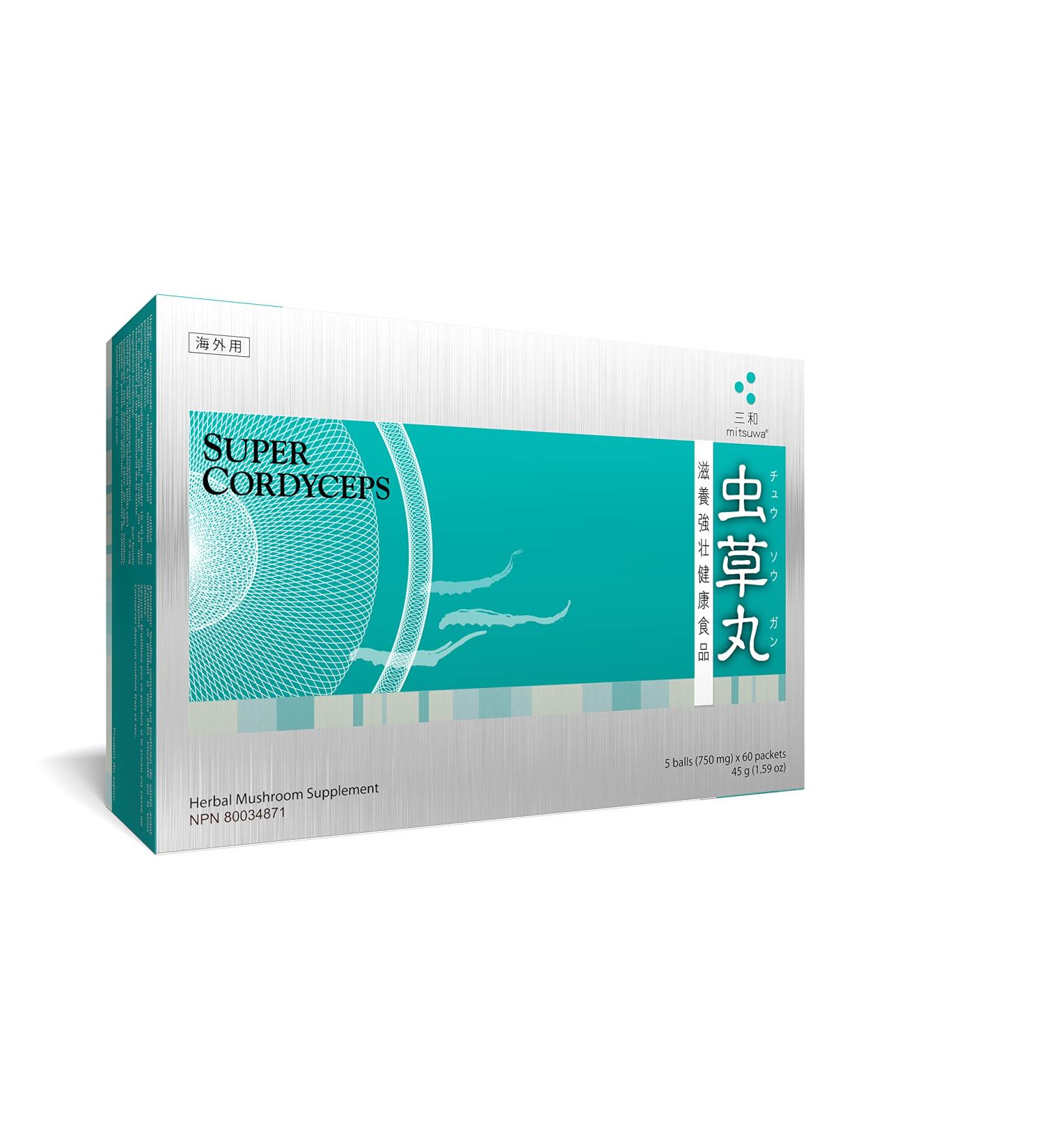 Mitsuwa Super Cordyceps Herbal Mushroom Supplement - Buy Online on GoSupps.com