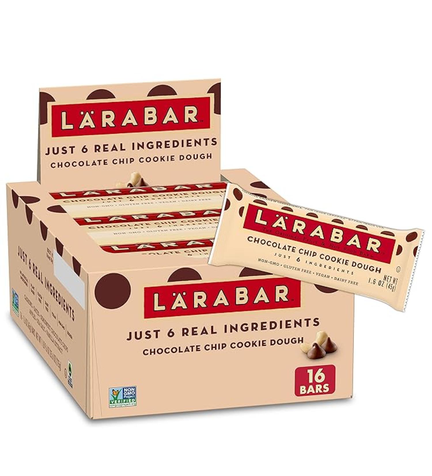 Larabar Chocolate Chip Cookie Dough Gluten Free Fruit & Nut Bar 16 Ct - Buy Online on GoSupps.com