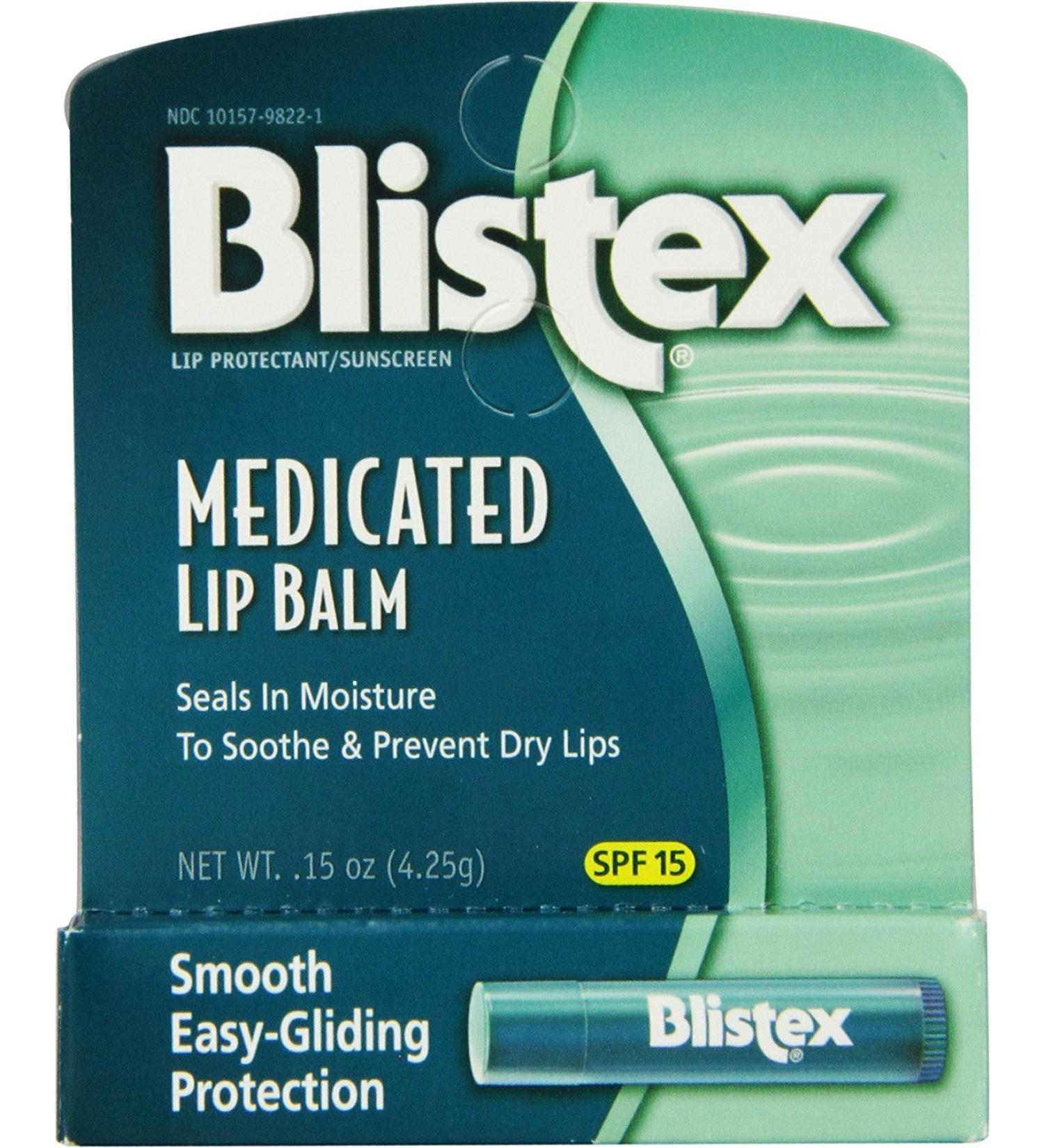 Blistex Medicated Lip Balm SPF 15 .15 oz