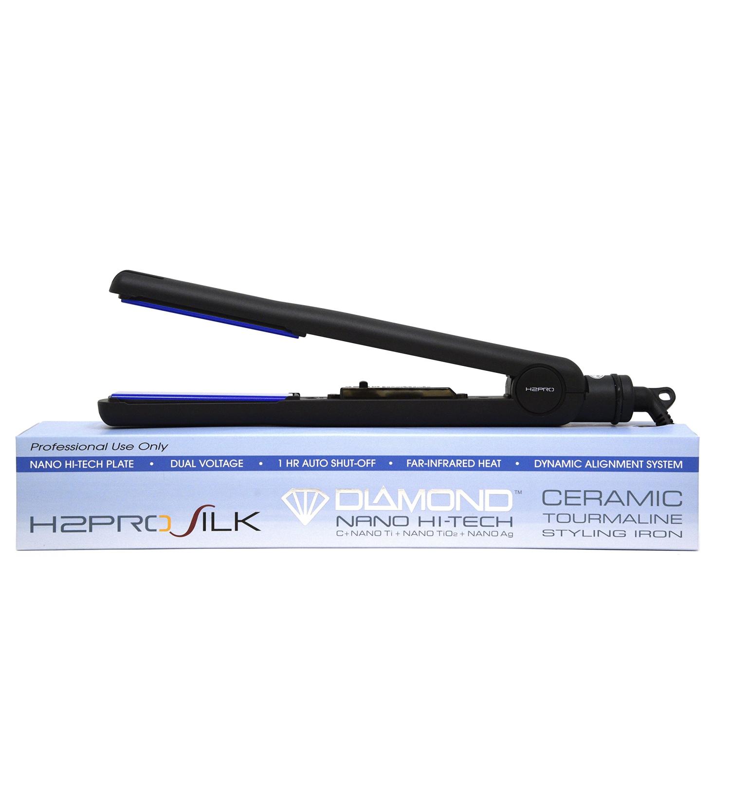Buy H2PRO Silk Titanium Ceramic Tourmaline Straightener 1 1/4 - International Shipping Available - Buy Online on GoSupps.com