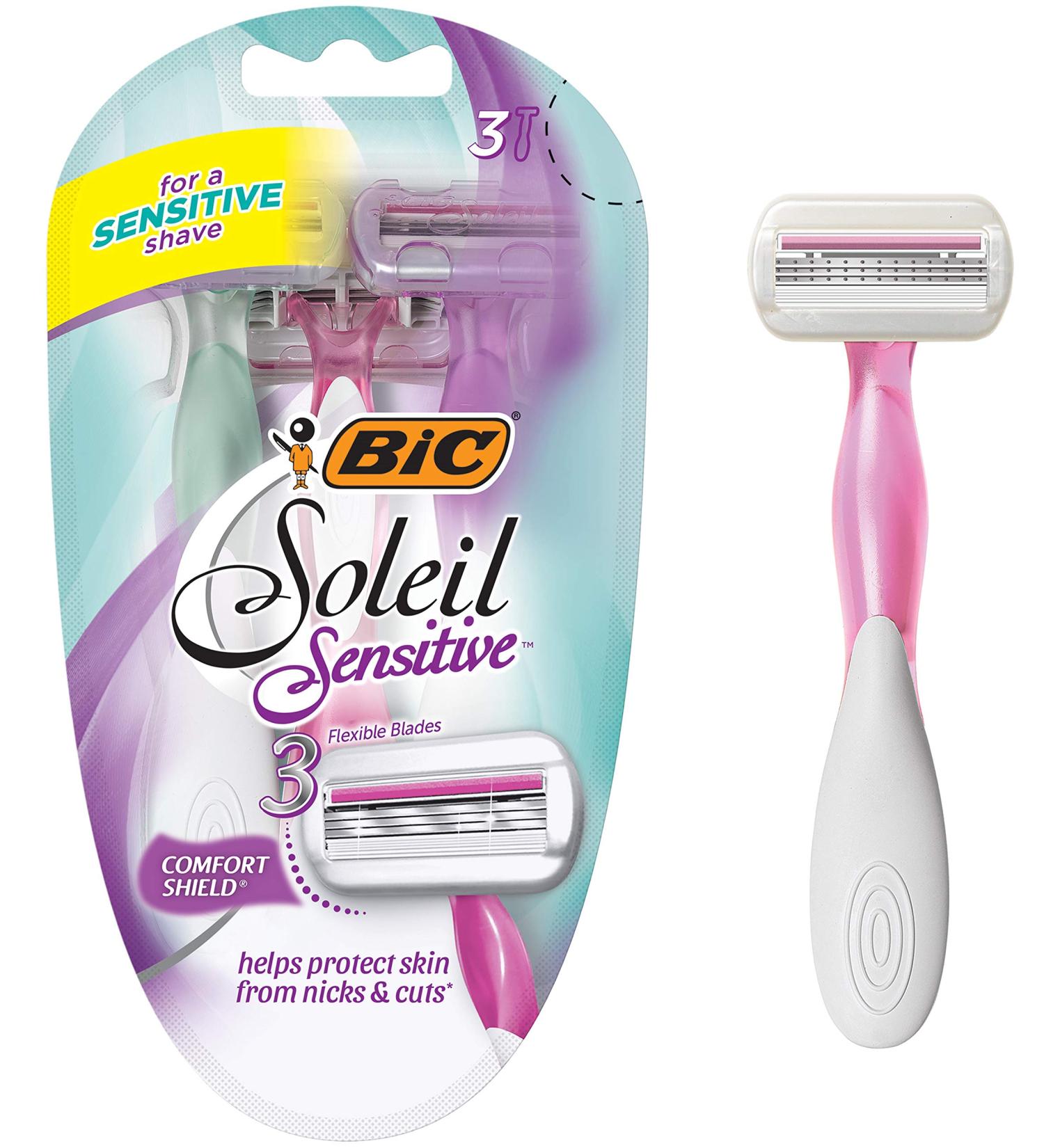 BIC Soleil Glow Razors - 3 Count (Pack of 1) | Smooth Shave for Women - Buy Online on GoSupps.com